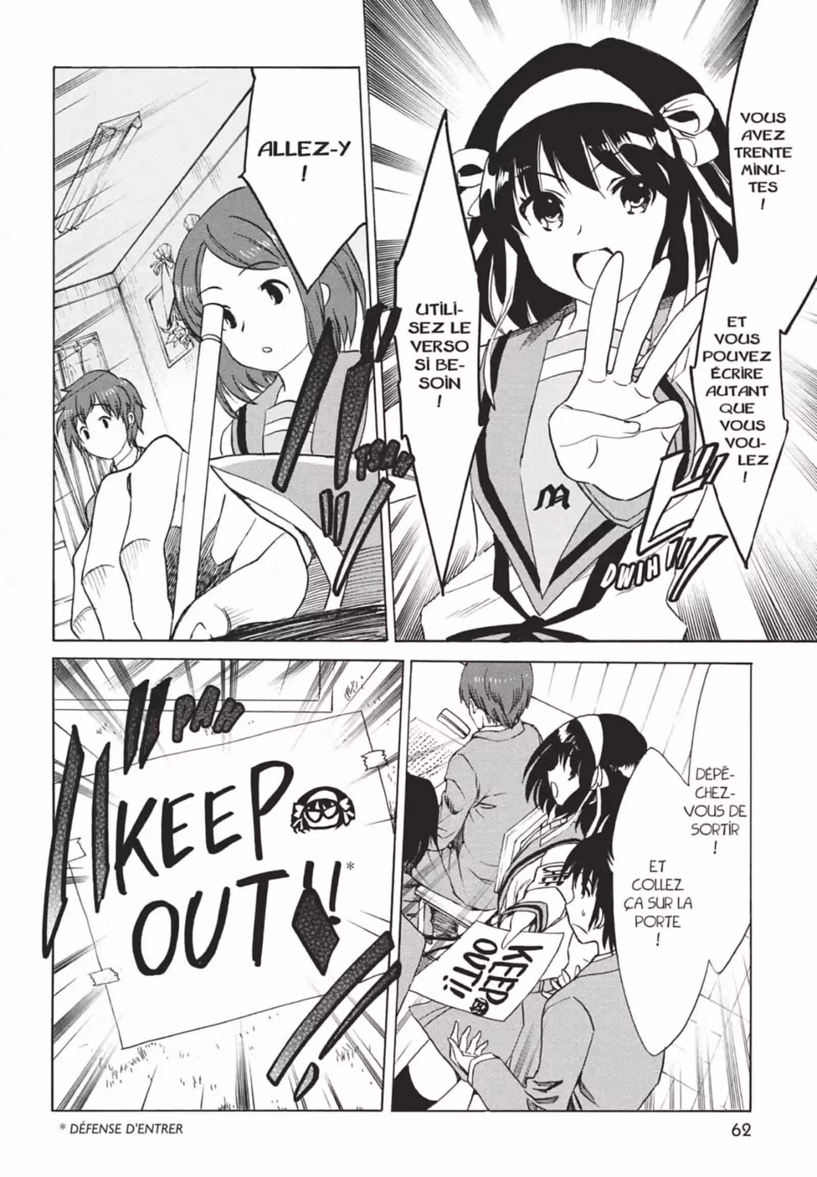 La Mélancolie de Haruhi – Brigade S.O.S Volume 18 page 64