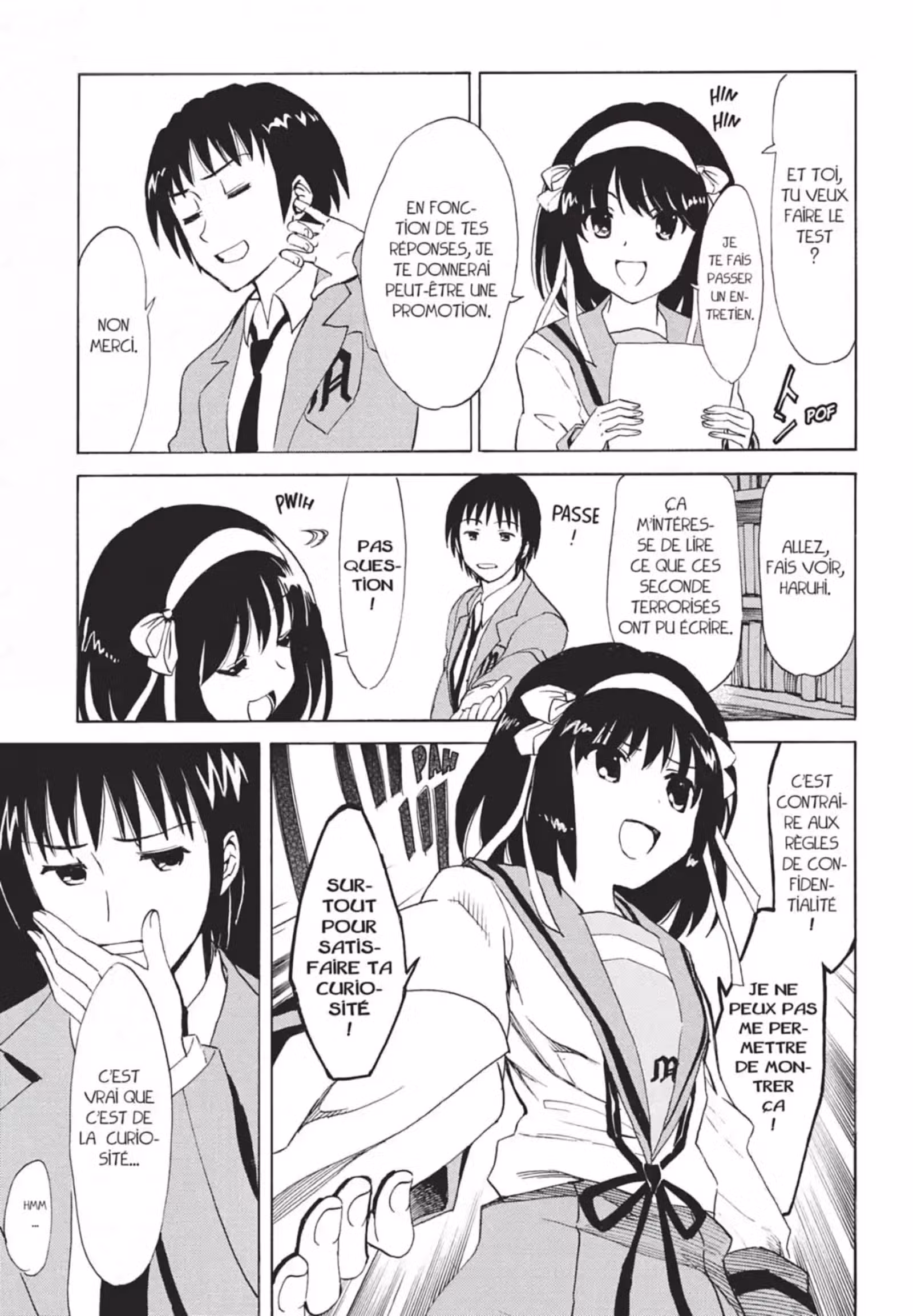 La Mélancolie de Haruhi – Brigade S.O.S Volume 18 page 71