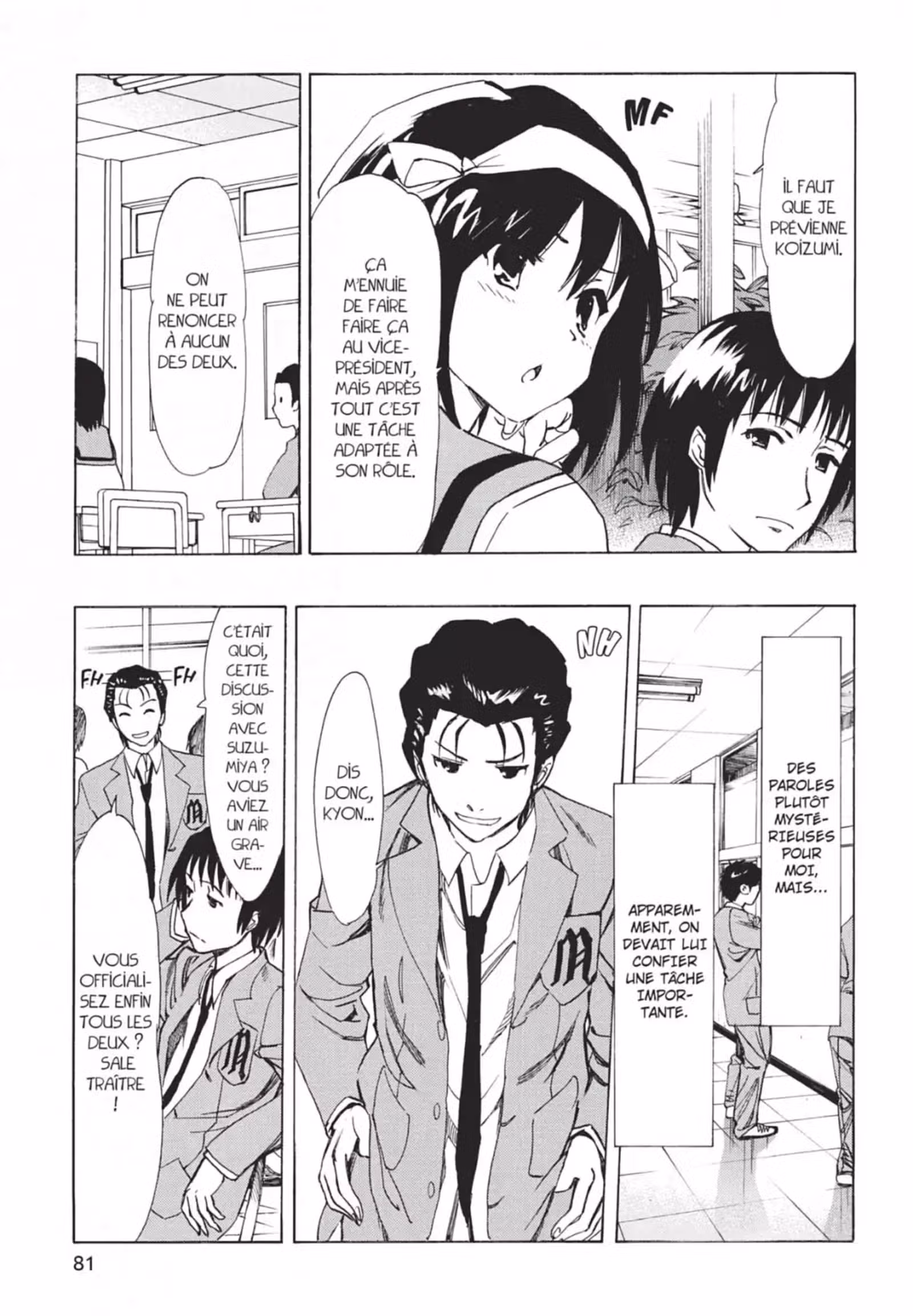 La Mélancolie de Haruhi – Brigade S.O.S Volume 18 page 83