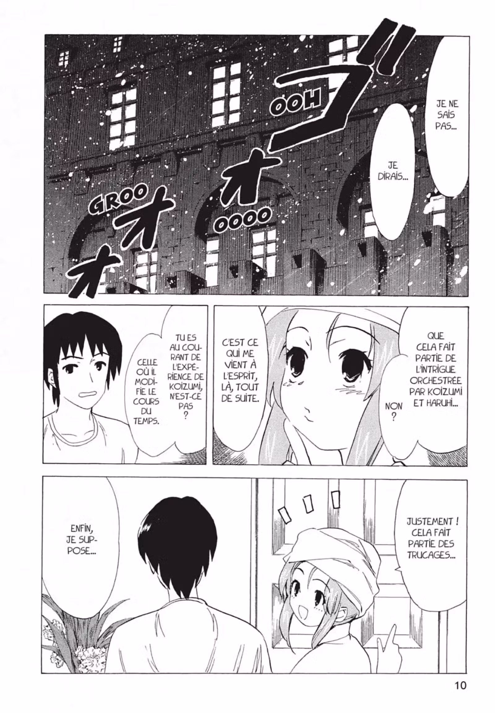 La Mélancolie de Haruhi – Brigade S.O.S Volume 11 page 12