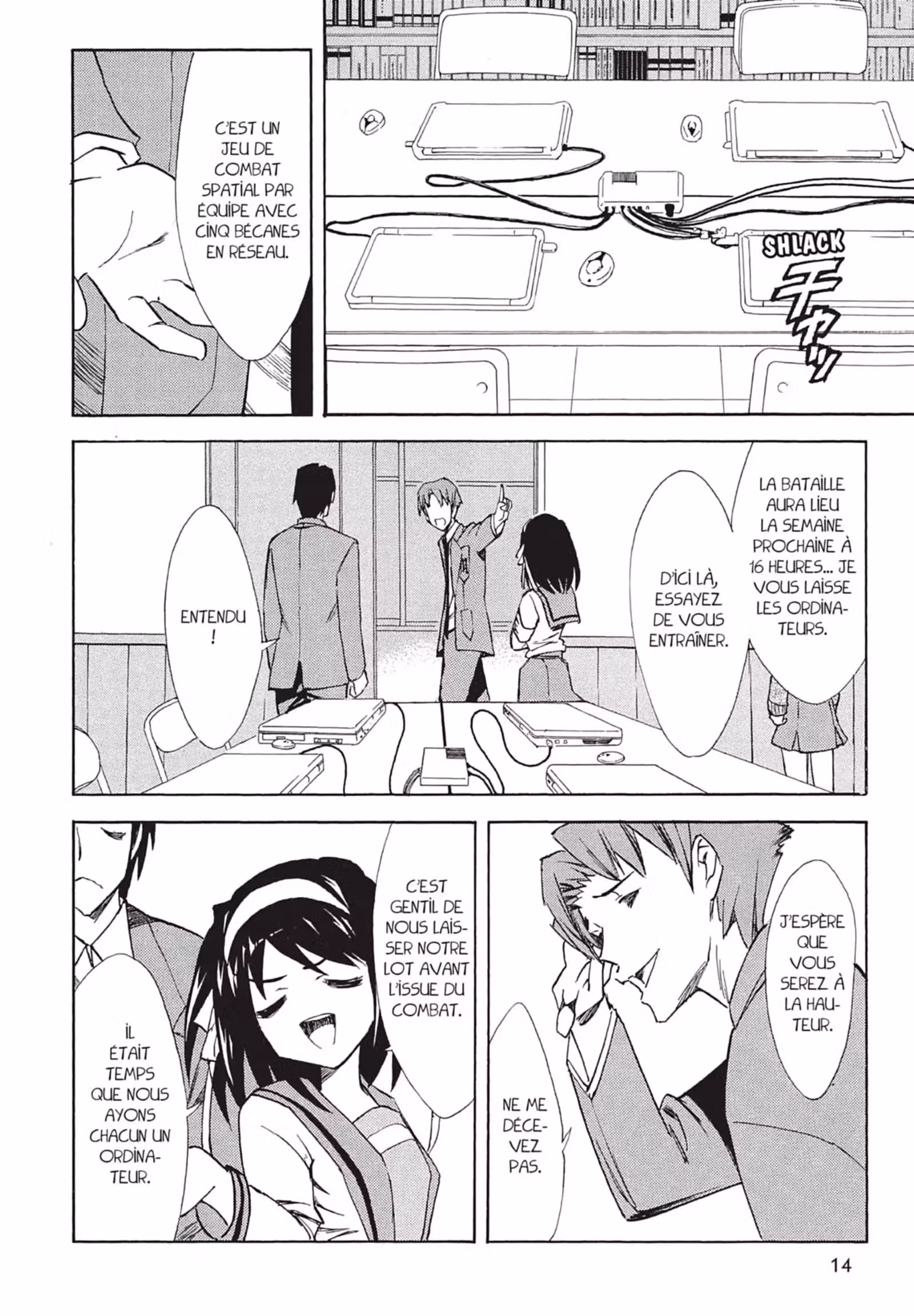 La Mélancolie de Haruhi – Brigade S.O.S Volume 7 page 16