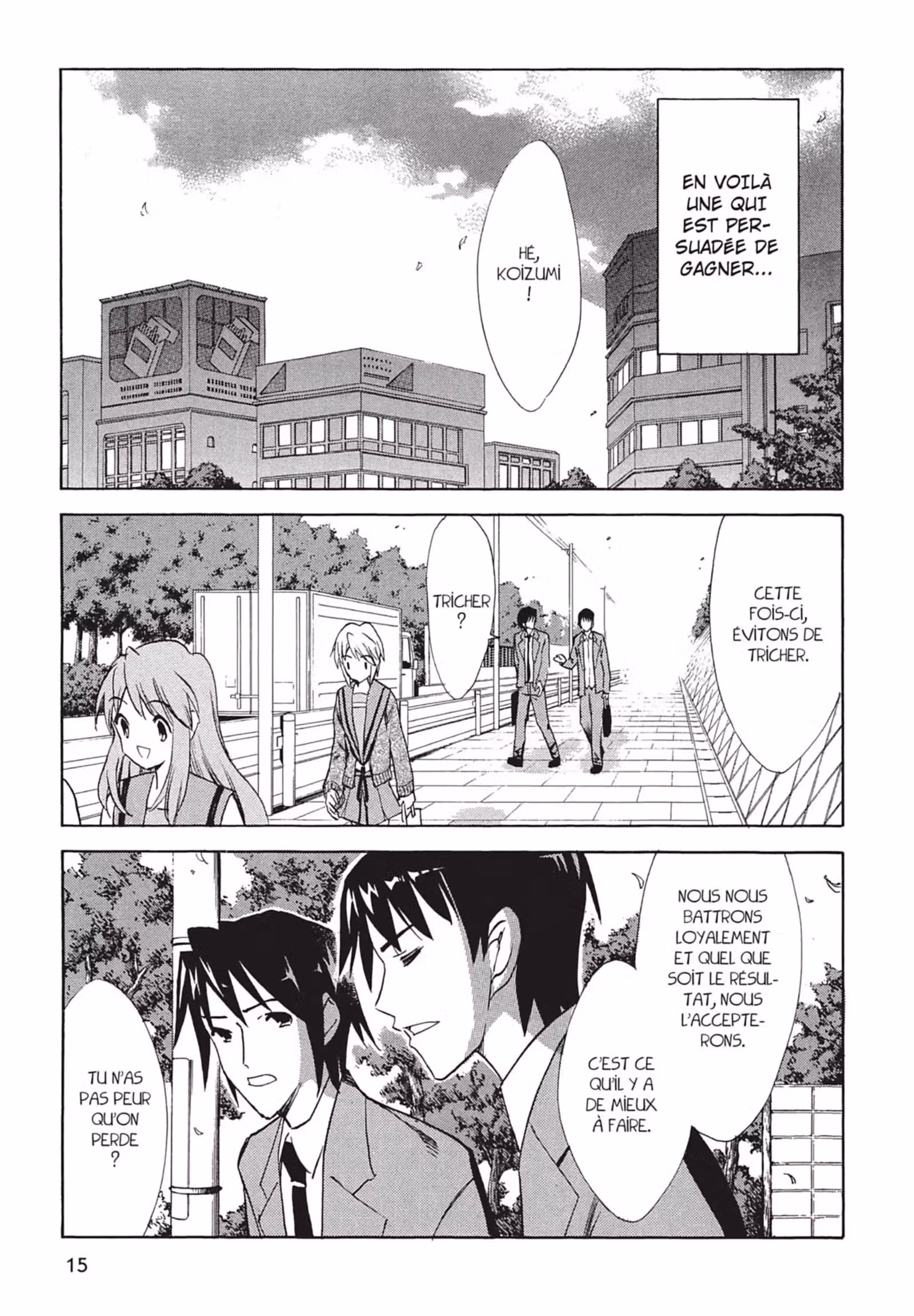 La Mélancolie de Haruhi – Brigade S.O.S Volume 7 page 17