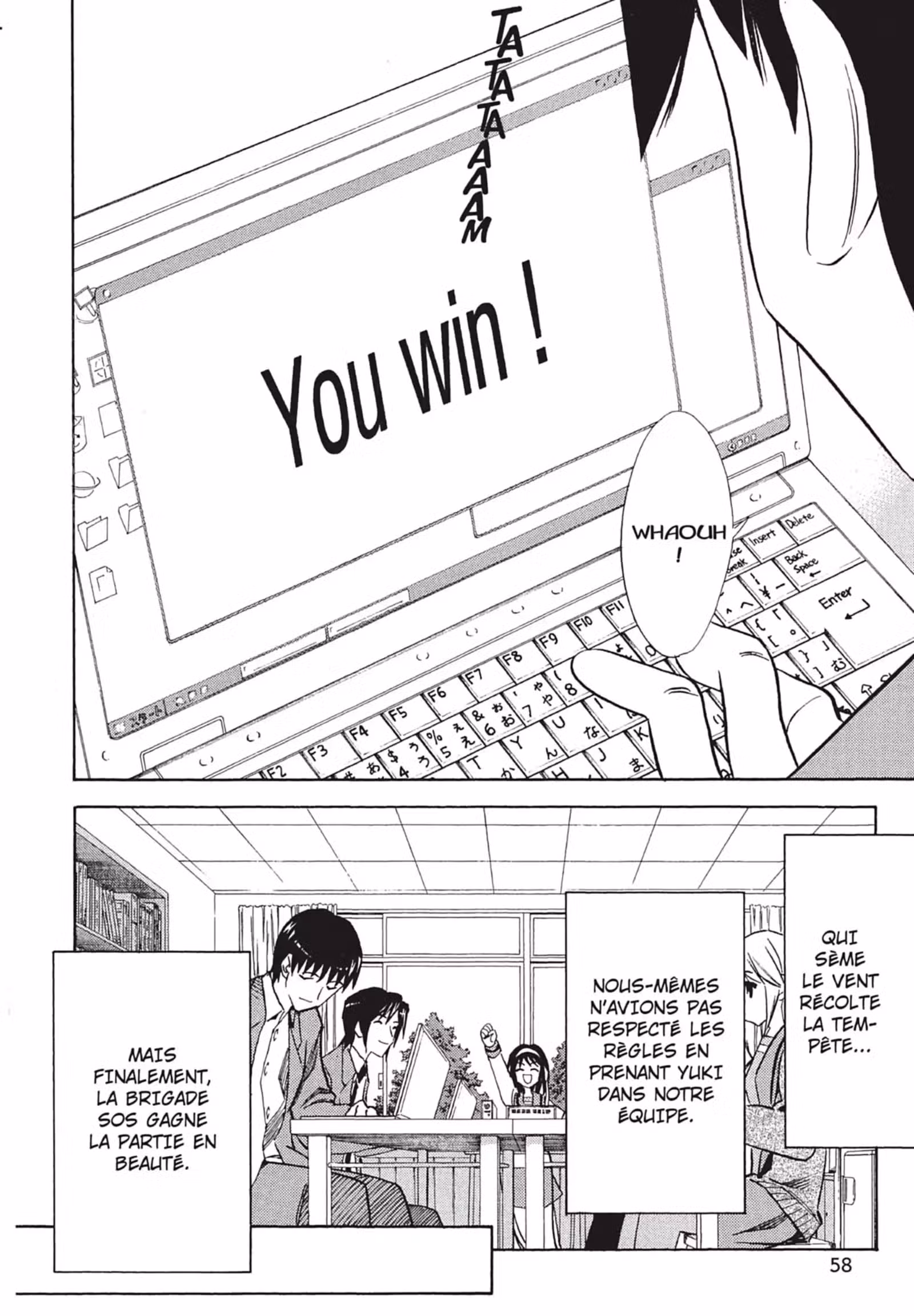 La Mélancolie de Haruhi – Brigade S.O.S Volume 7 page 60
