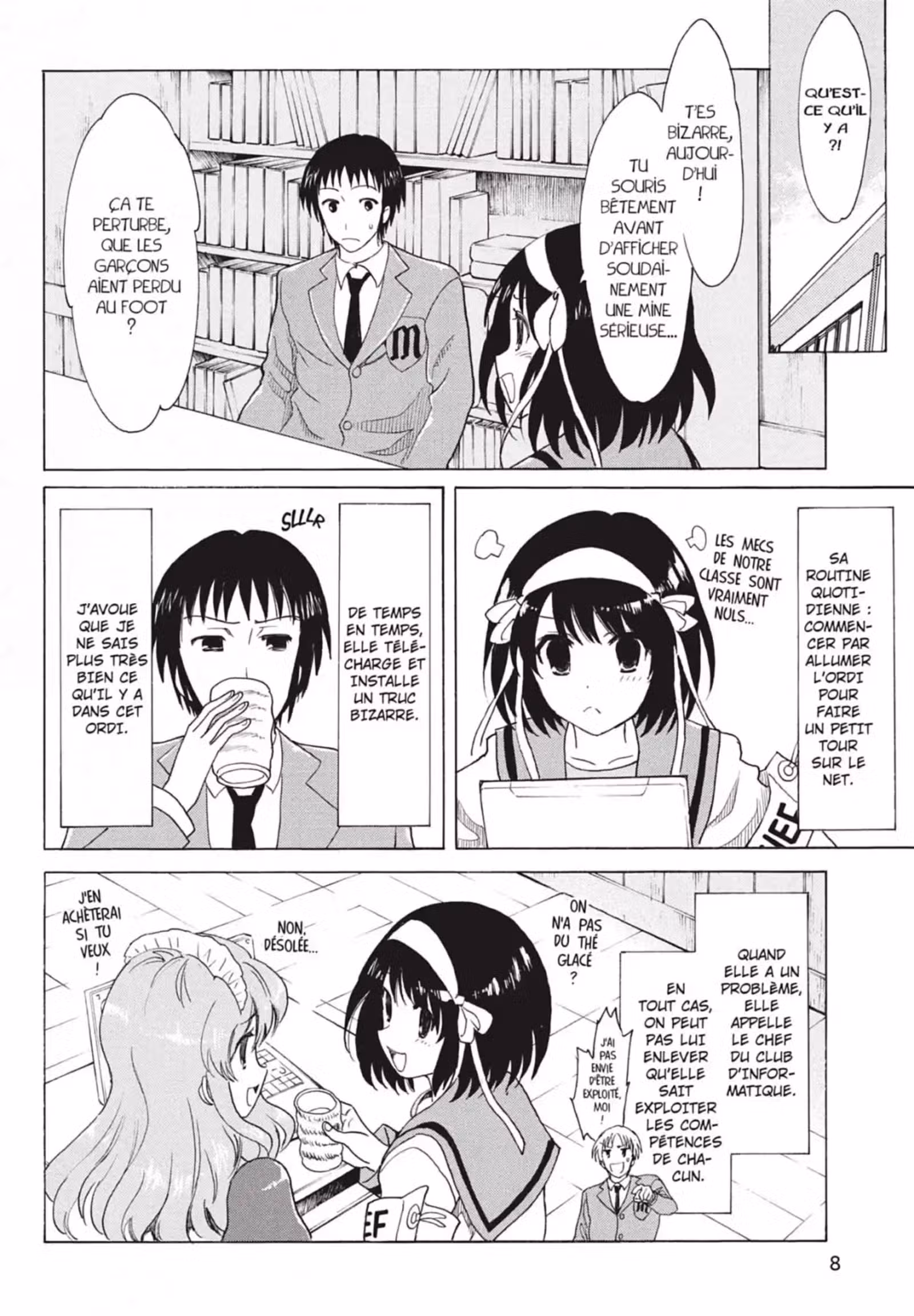 La Mélancolie de Haruhi – Brigade S.O.S Volume 16 page 10