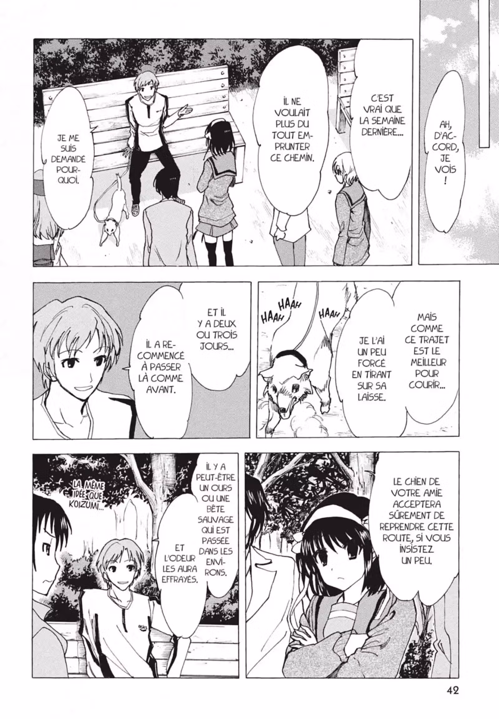 La Mélancolie de Haruhi – Brigade S.O.S Volume 16 page 44