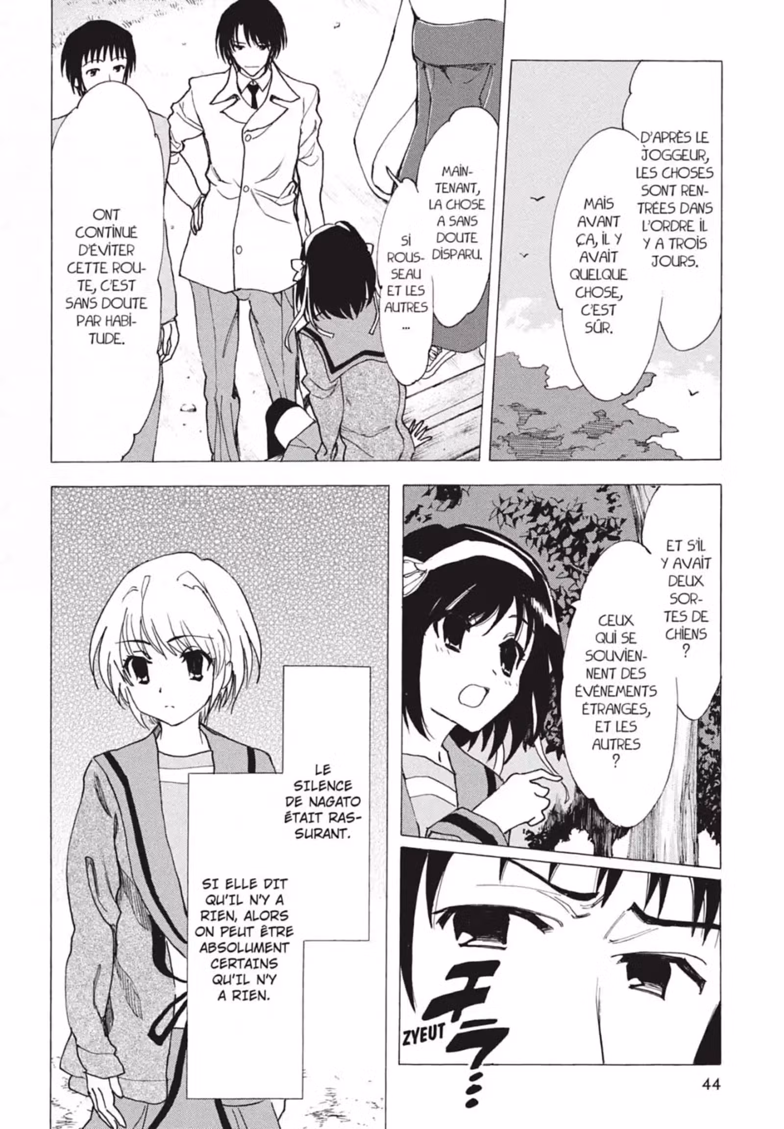 La Mélancolie de Haruhi – Brigade S.O.S Volume 16 page 46