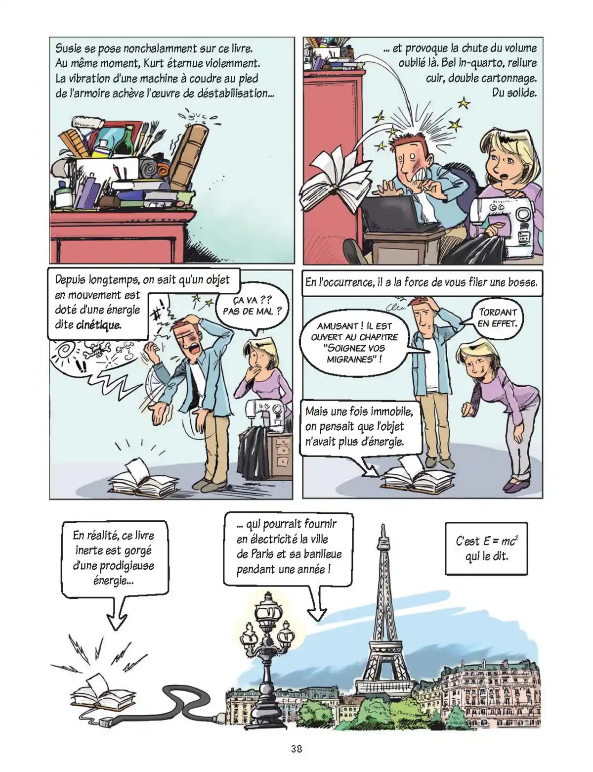 Quantix – La physique quantique et la relativité en BD Volume 1 page 31