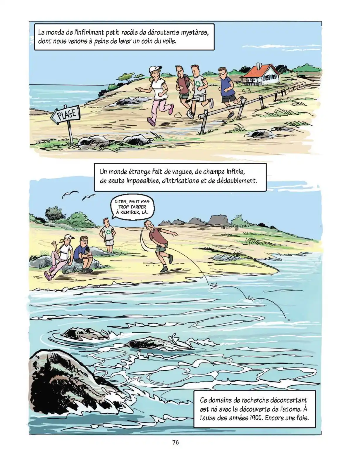 Quantix – La physique quantique et la relativité en BD Volume 1 page 68