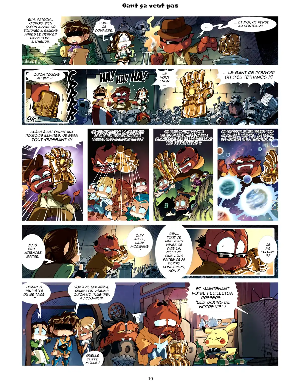 Les Légendaires – Parodia Volume 4 page 10