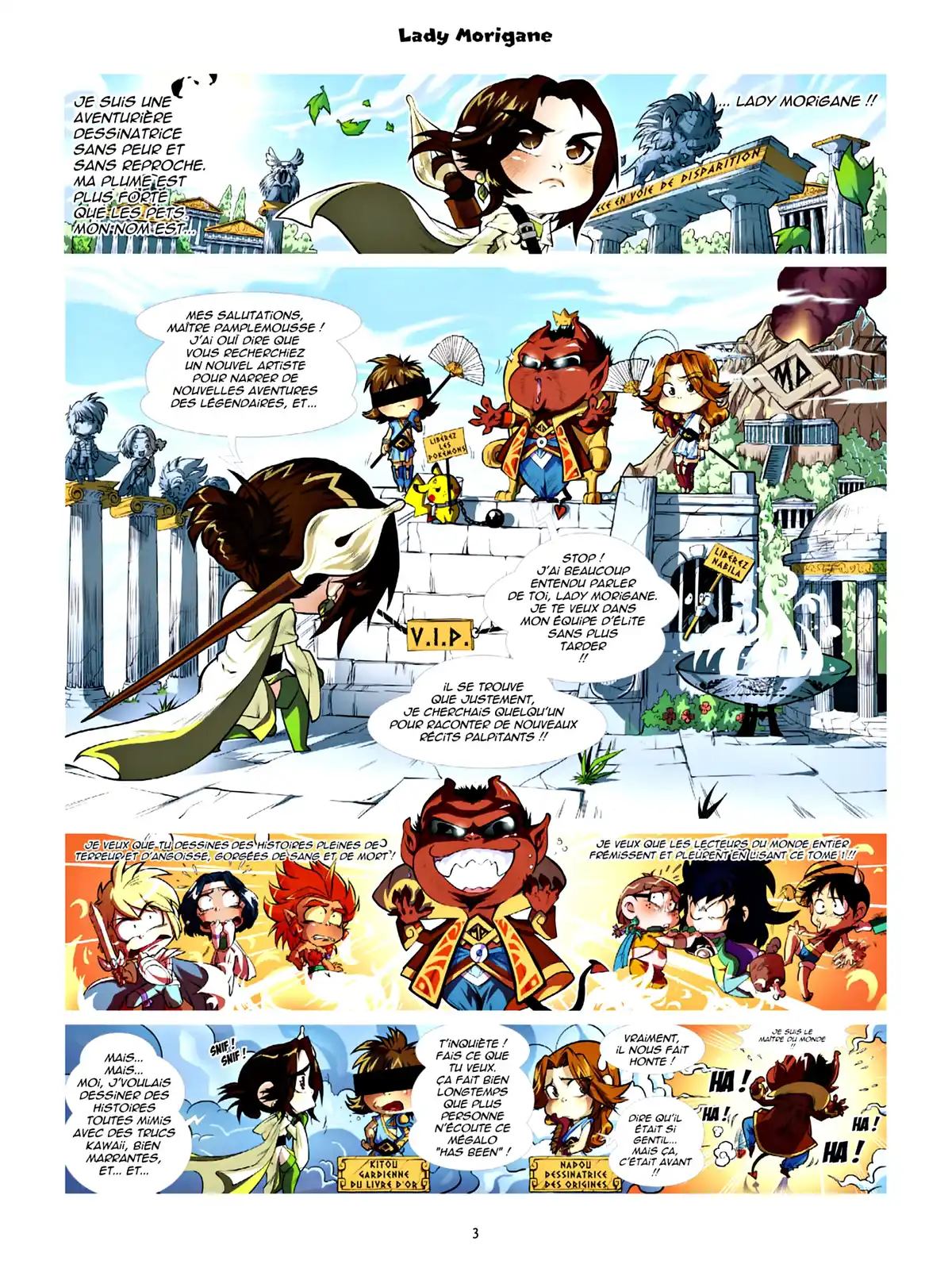 Les Légendaires – Parodia Volume 1 page 3