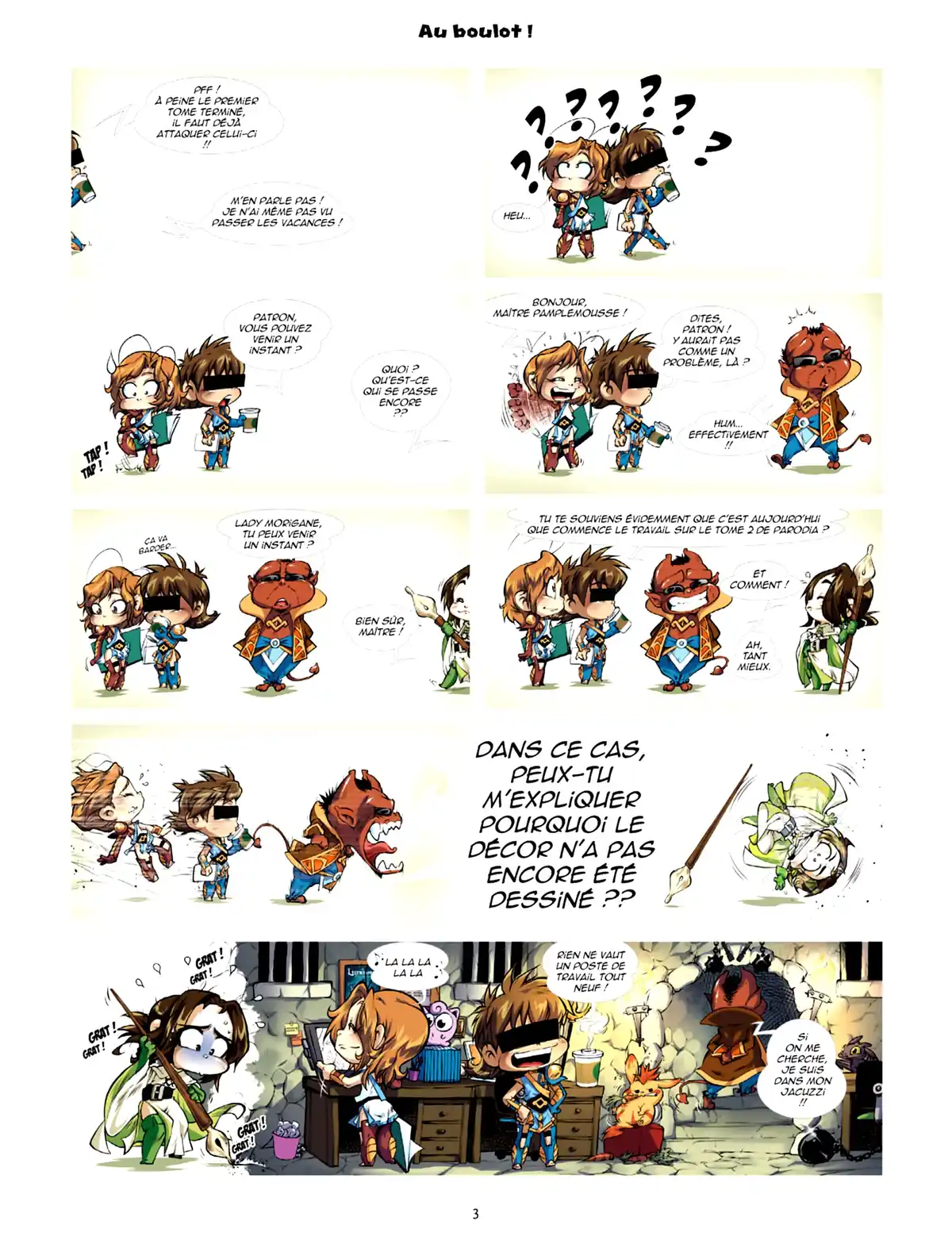 Les Légendaires – Parodia Volume 2 page 3