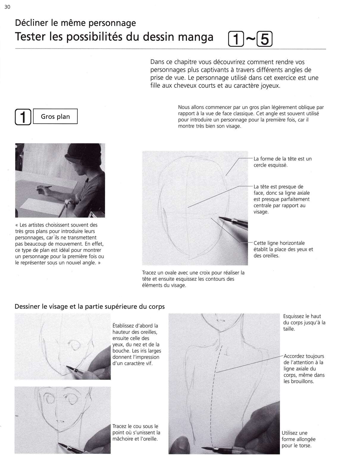 Techniques du manga – Le Character Design : Concevoir des personnages Volume 1 page 31