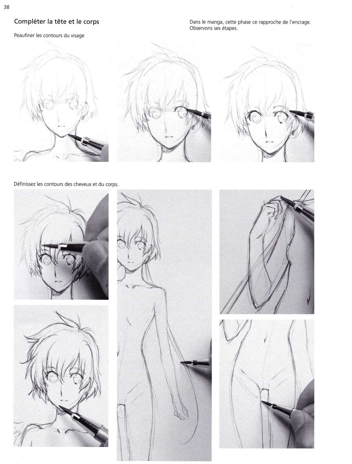 Techniques du manga – Le Character Design : Concevoir des personnages Volume 1 page 39