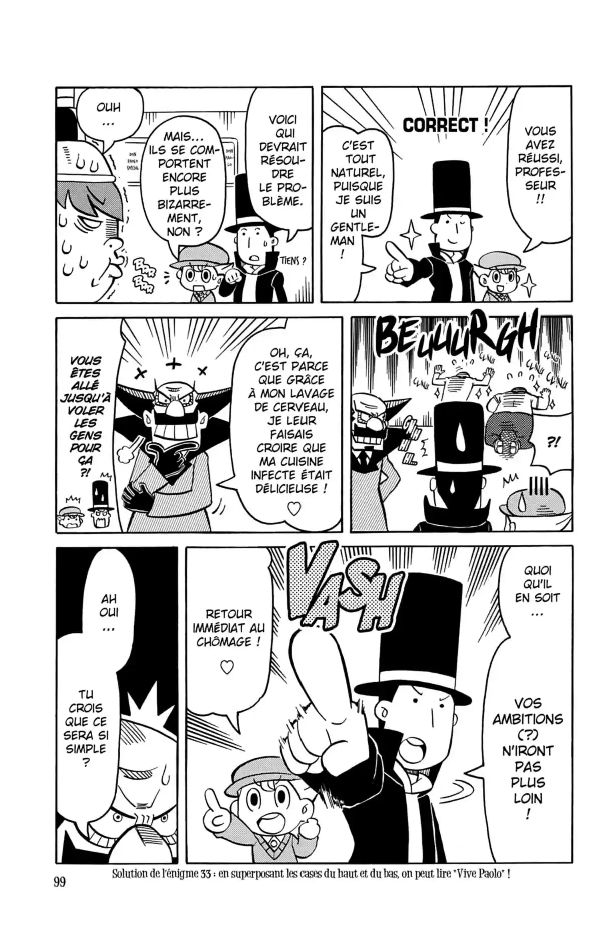Professeur Layton et l’étrange enquête Volume 3 page 100