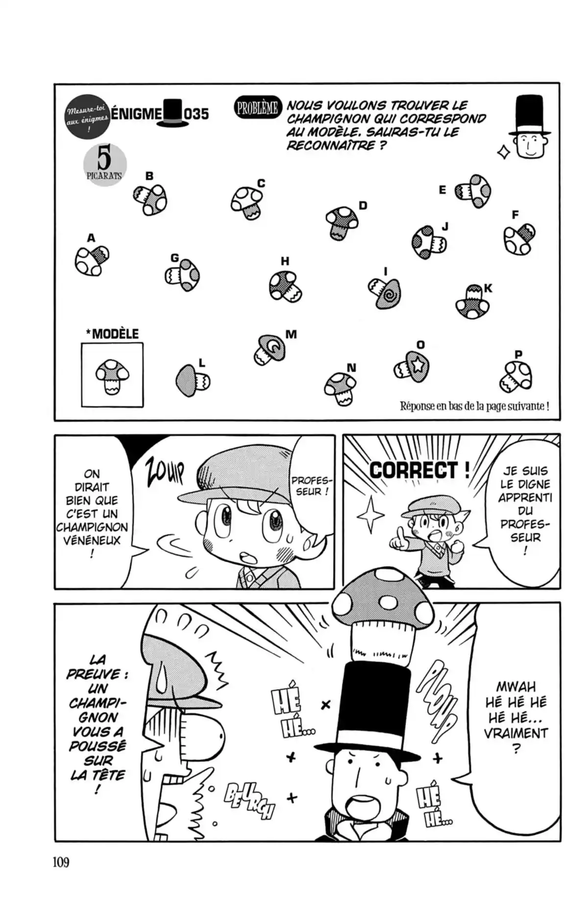 Professeur Layton et l’étrange enquête Volume 3 page 110