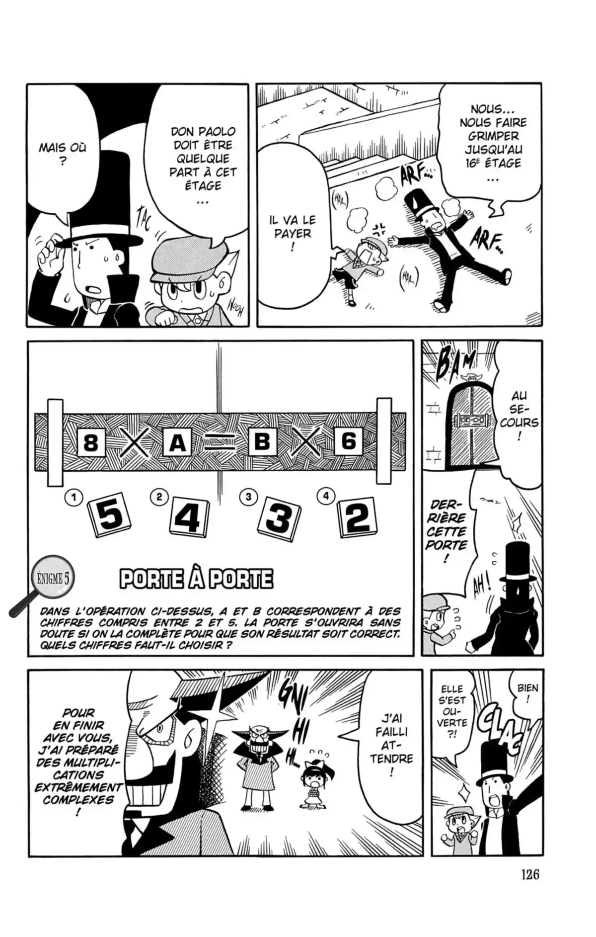 Professeur Layton et l’étrange enquête Volume 3 page 127