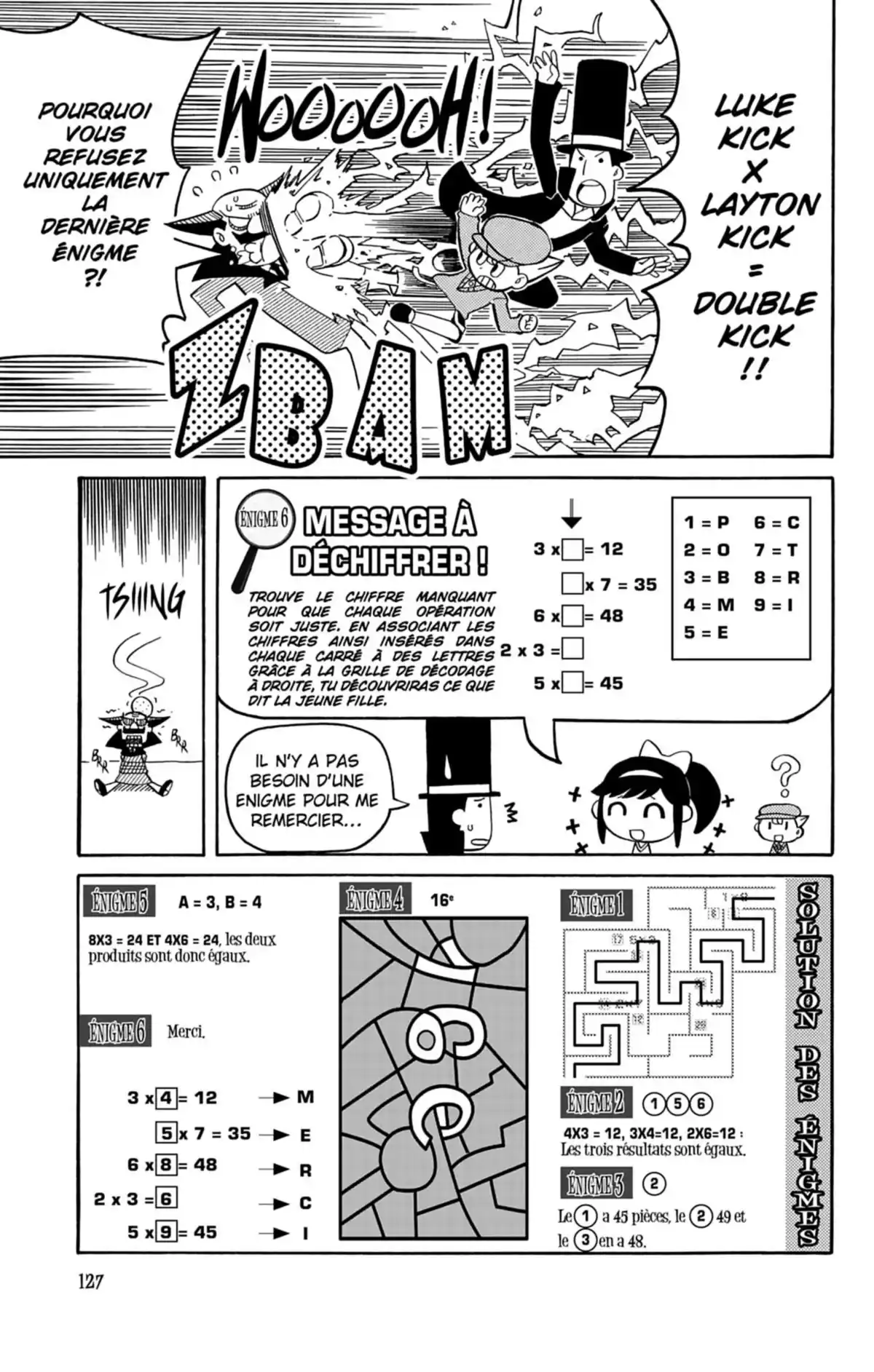 Professeur Layton et l’étrange enquête Volume 3 page 128