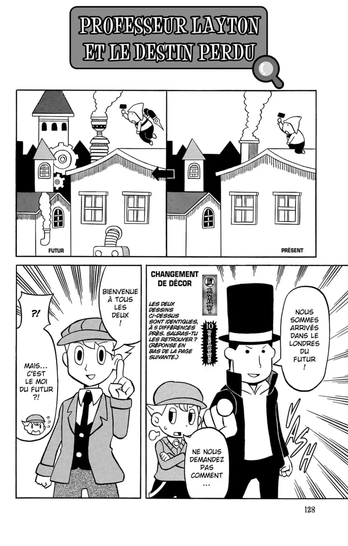 Professeur Layton et l’étrange enquête Volume 3 page 129