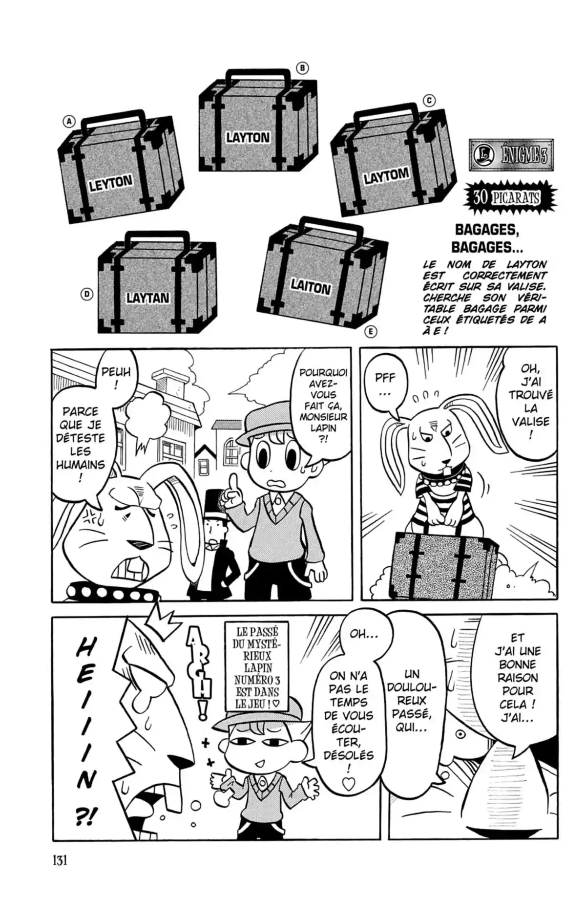 Professeur Layton et l’étrange enquête Volume 3 page 132