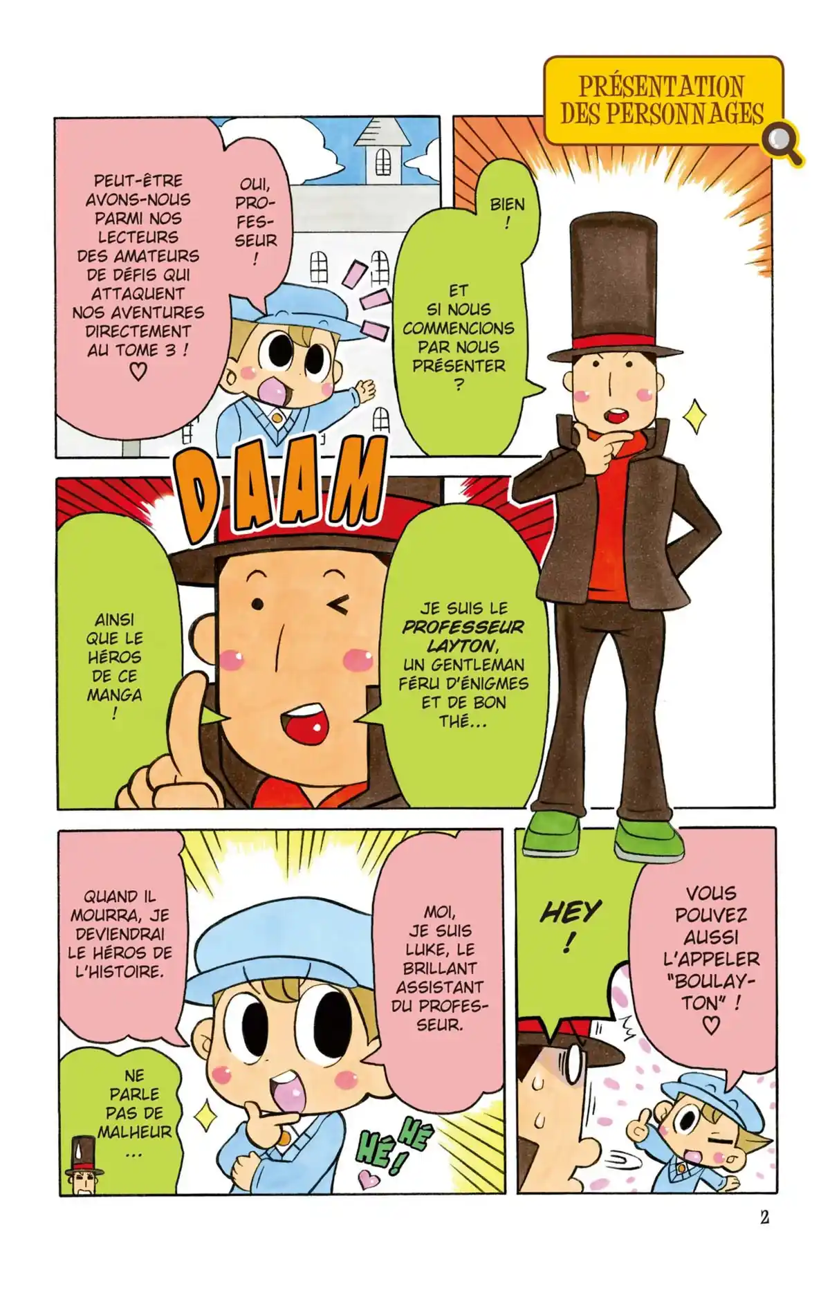 Professeur Layton et l’étrange enquête Volume 3 page 3