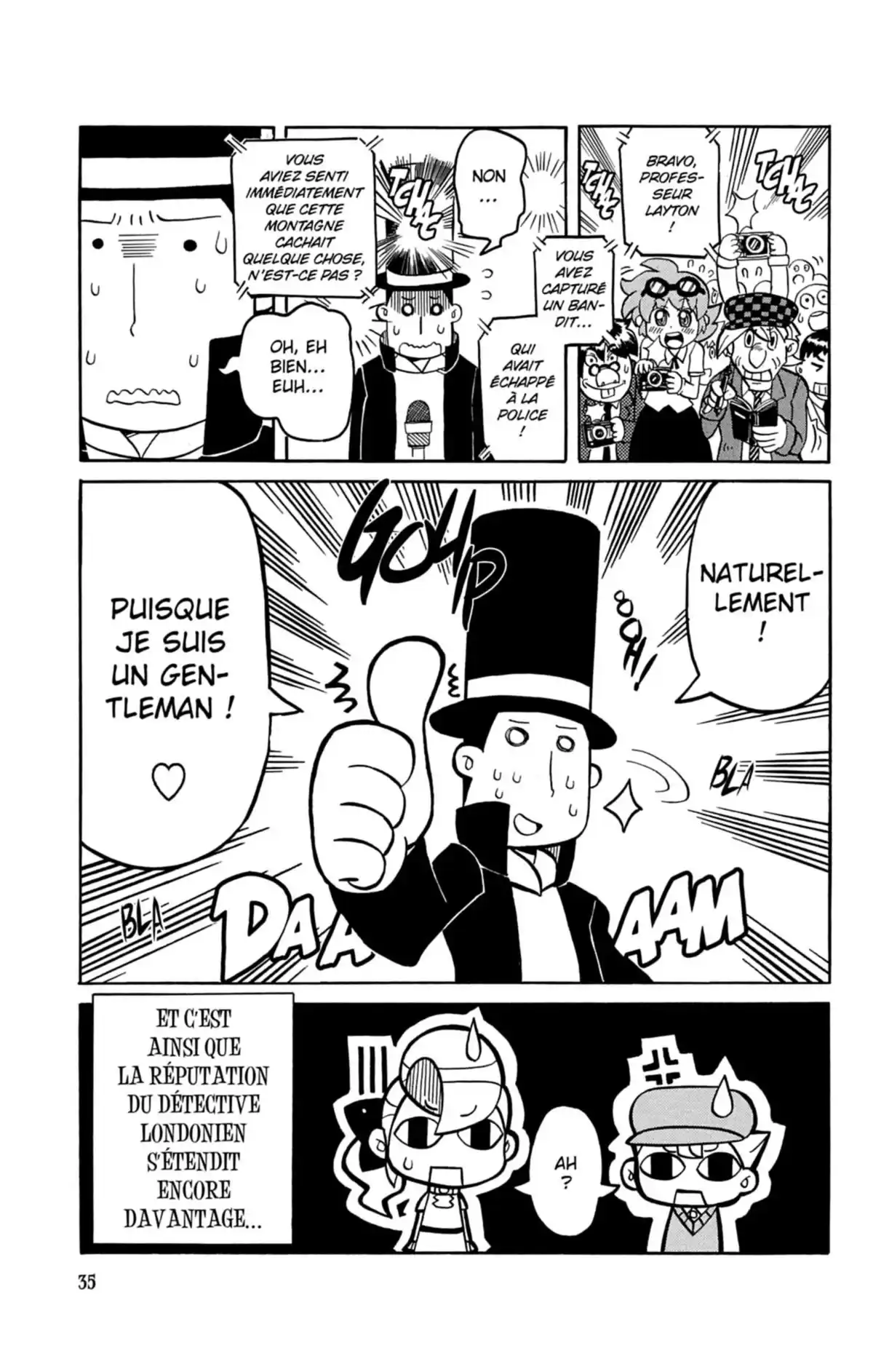 Professeur Layton et l’étrange enquête Volume 3 page 36