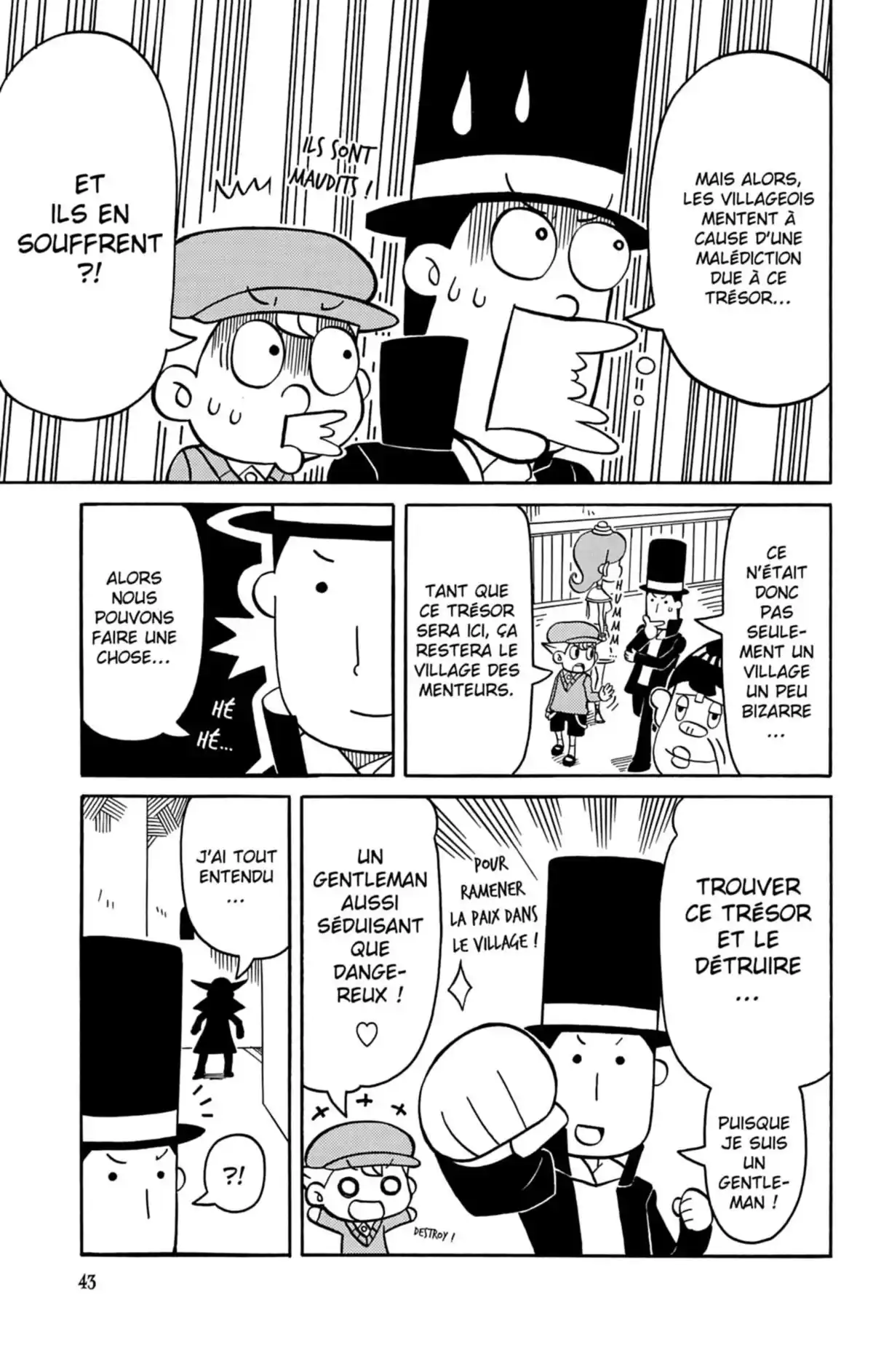 Professeur Layton et l’étrange enquête Volume 3 page 44