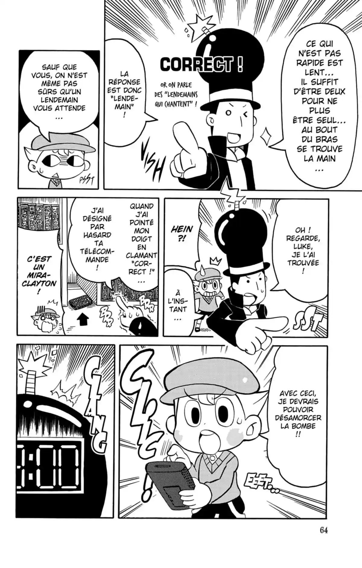 Professeur Layton et l’étrange enquête Volume 3 page 65