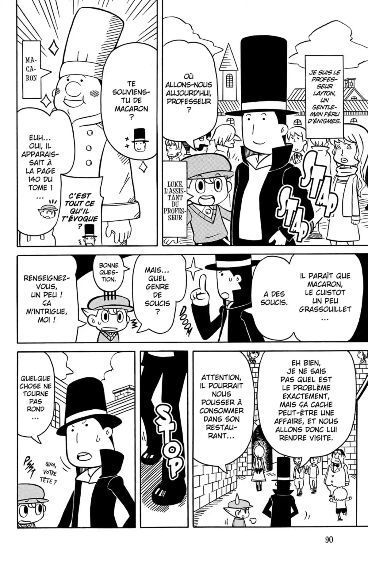 Professeur Layton et l’étrange enquête Volume 3 page 91