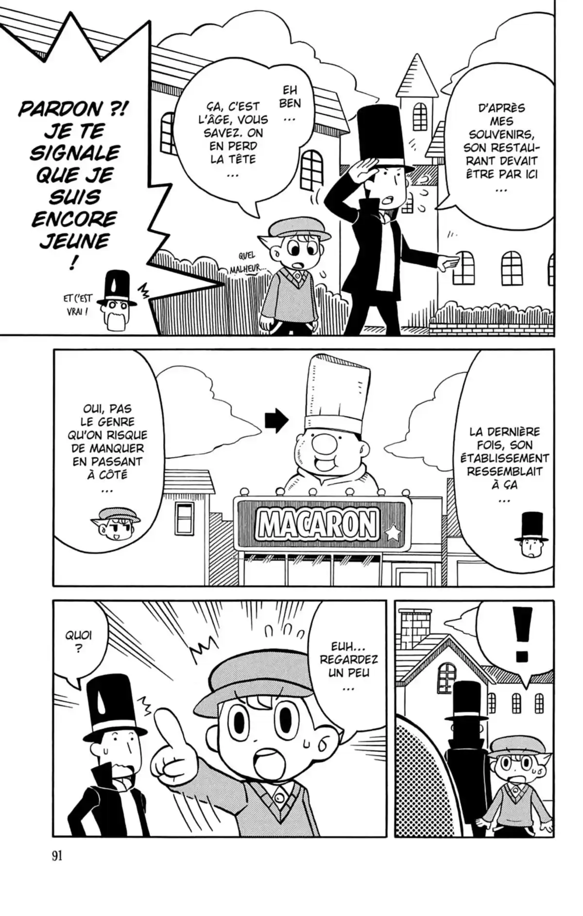 Professeur Layton et l’étrange enquête Volume 3 page 92