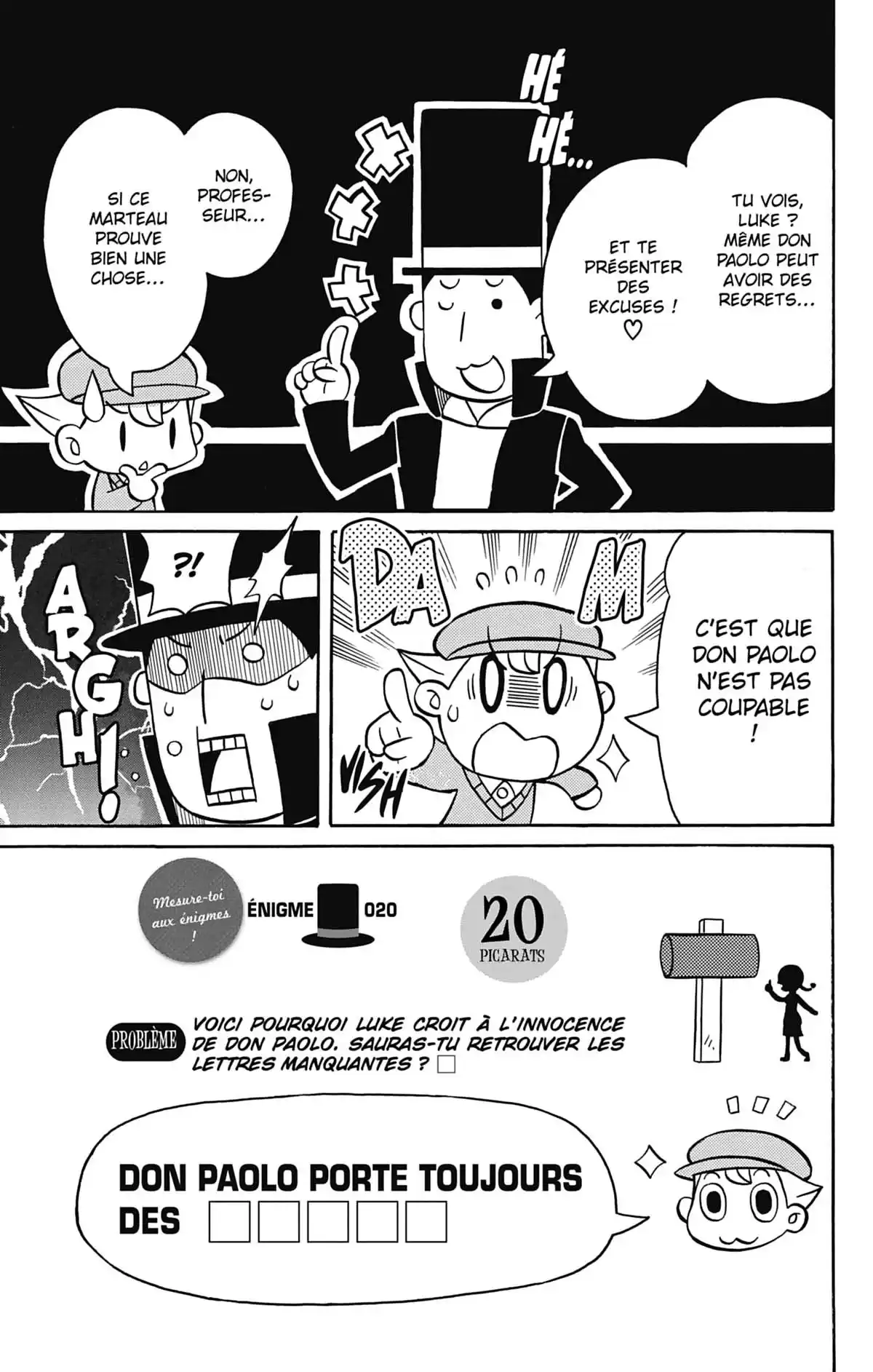 Professeur Layton et l’étrange enquête Volume 2 page 108