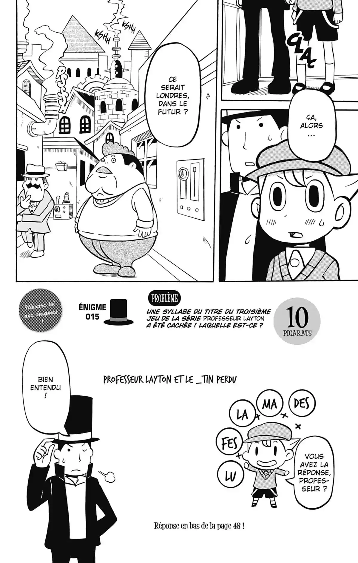 Professeur Layton et l’étrange enquête Volume 2 page 47