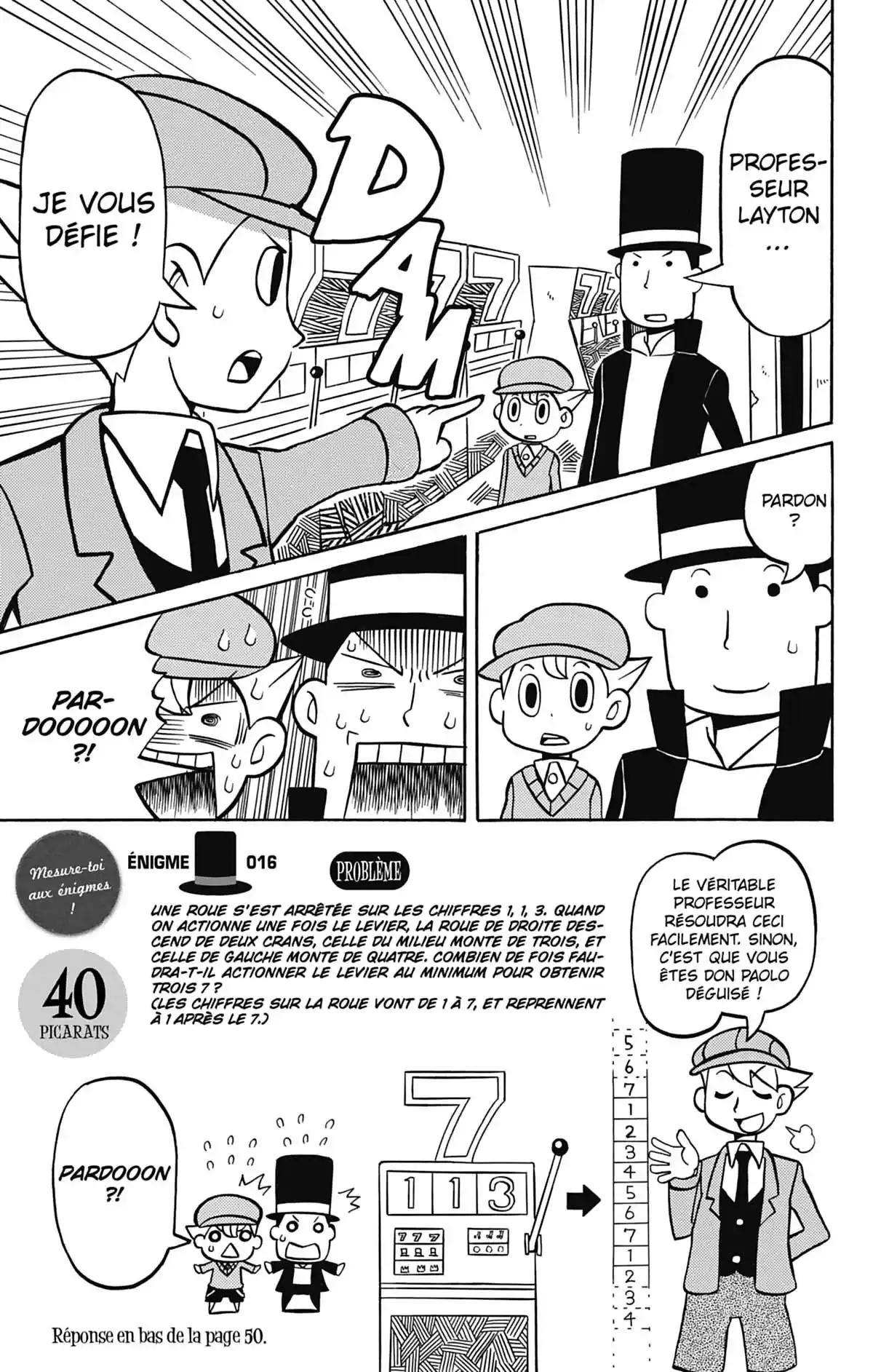 Professeur Layton et l’étrange enquête Volume 2 page 50