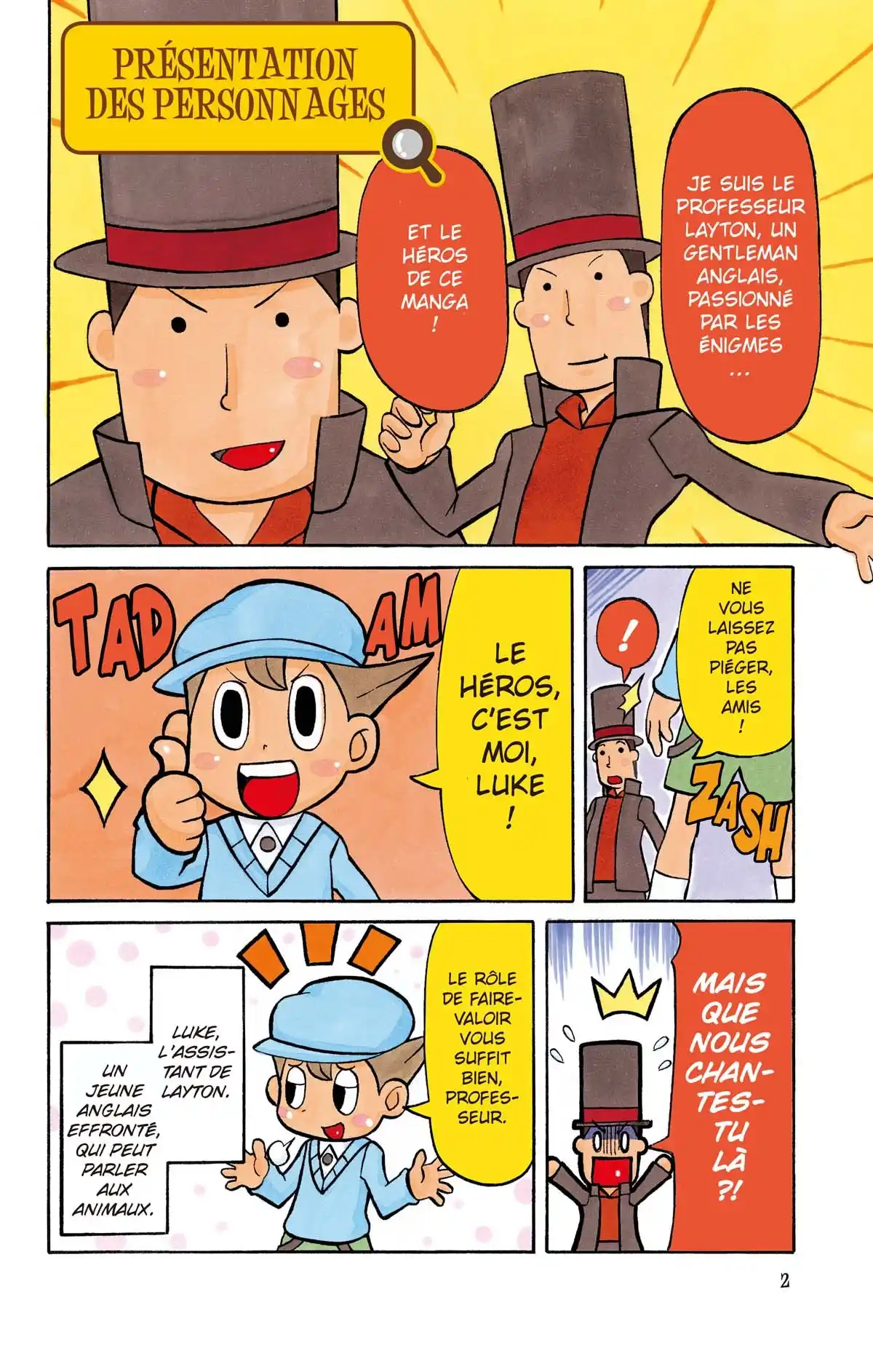 Professeur Layton et l’étrange enquête Volume 1 page 3