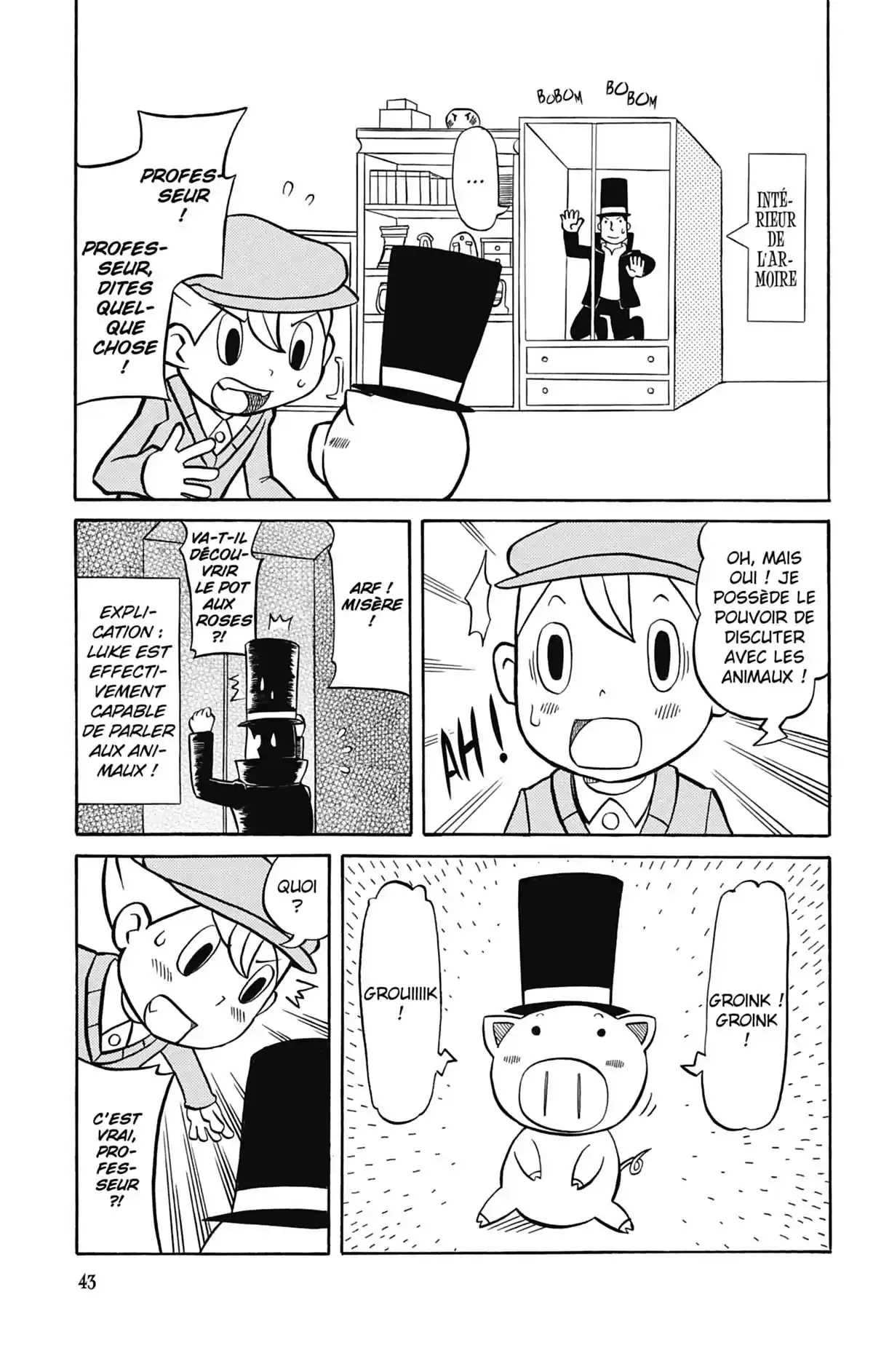 Professeur Layton et l’étrange enquête Volume 1 page 44