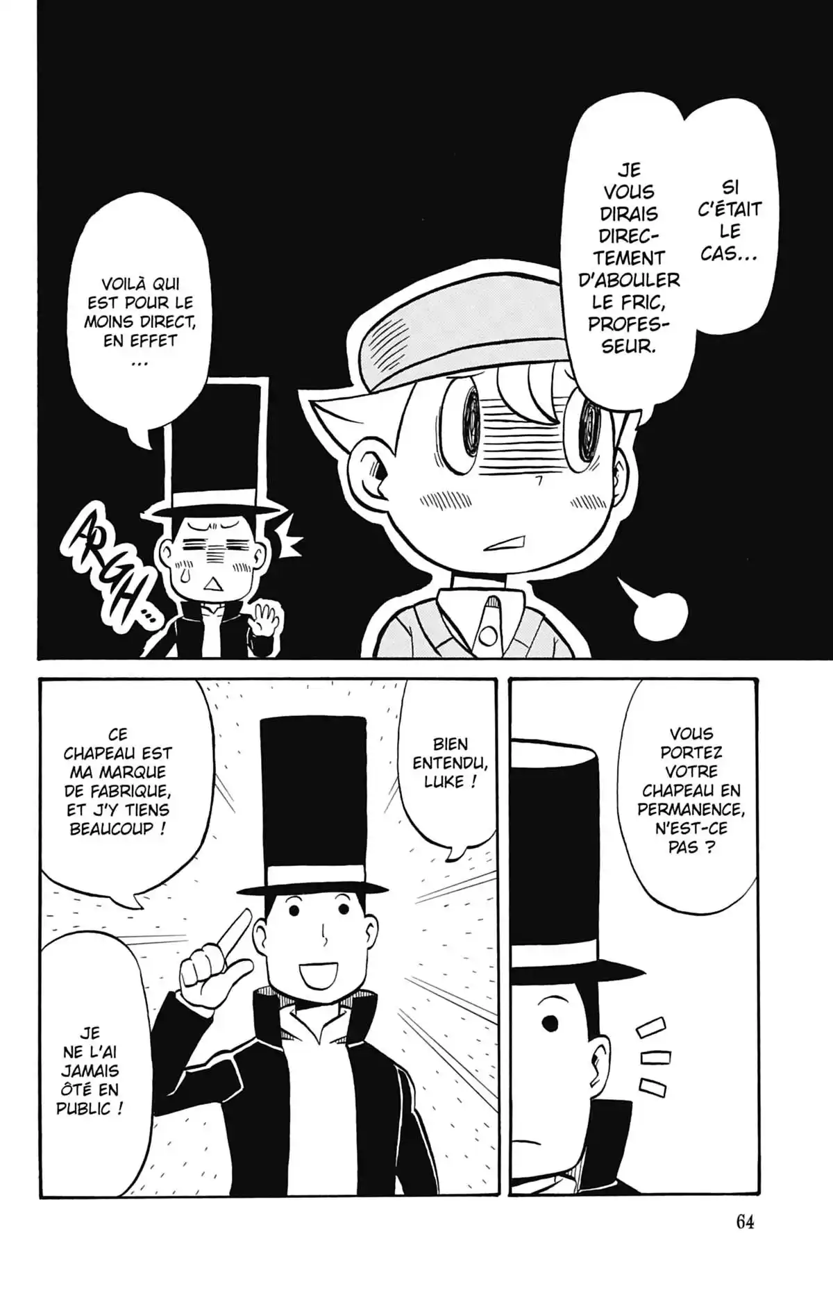 Professeur Layton et l’étrange enquête Volume 1 page 65