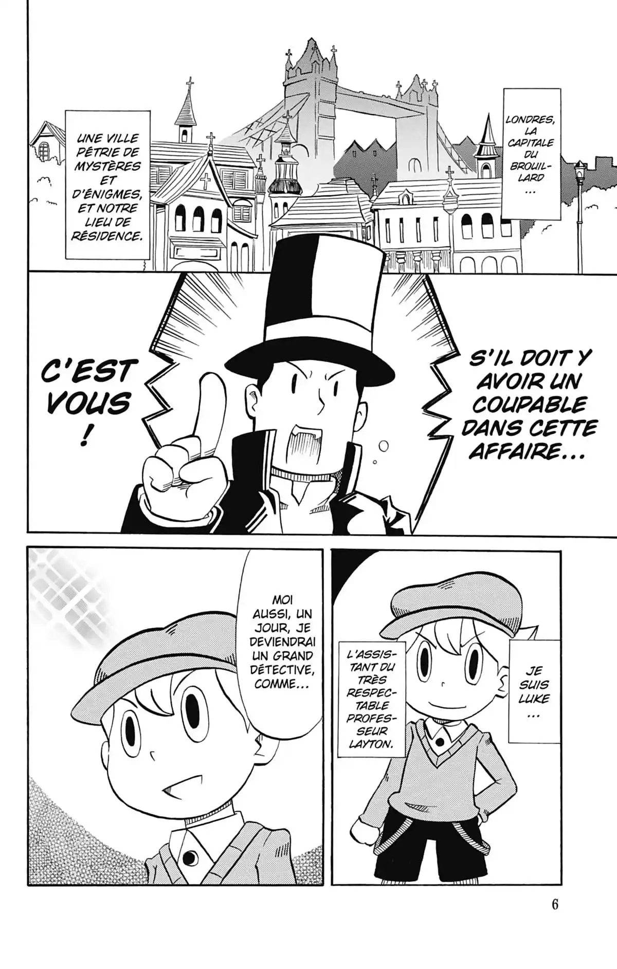 Professeur Layton et l’étrange enquête Volume 1 page 7