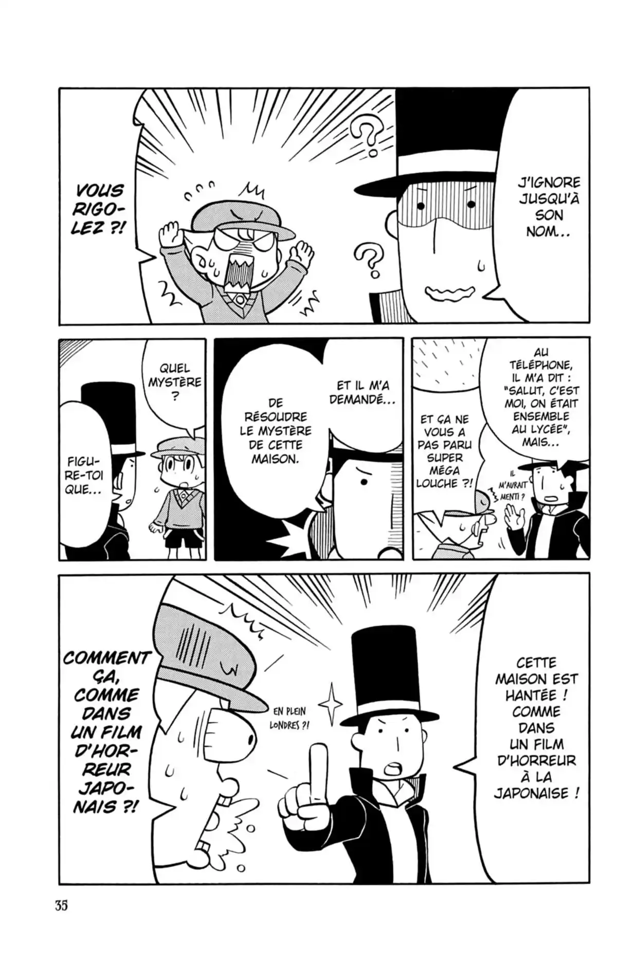 Professeur Layton et l’étrange enquête Volume 4 page 36