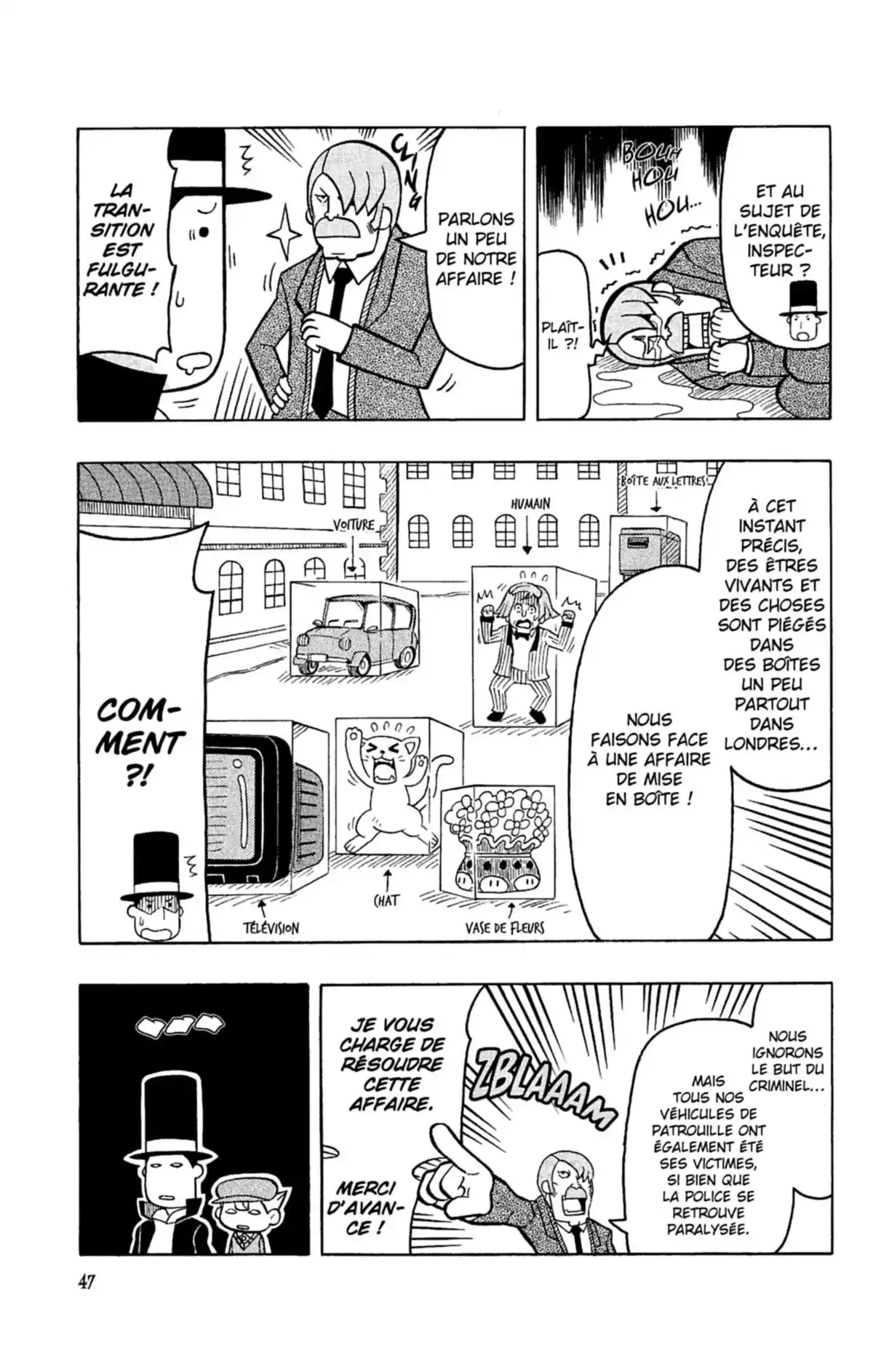Professeur Layton et l’étrange enquête Volume 4 page 48