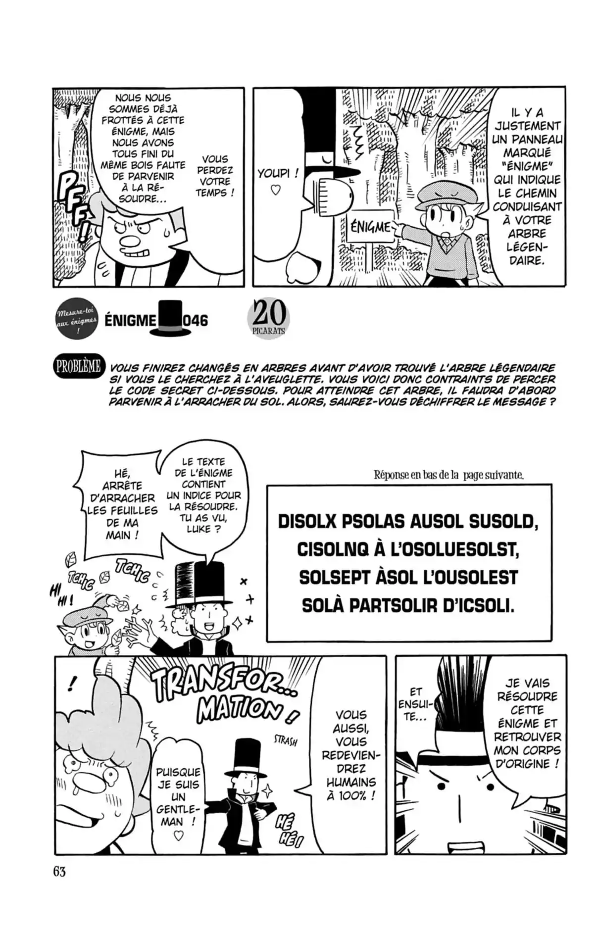 Professeur Layton et l’étrange enquête Volume 4 page 64