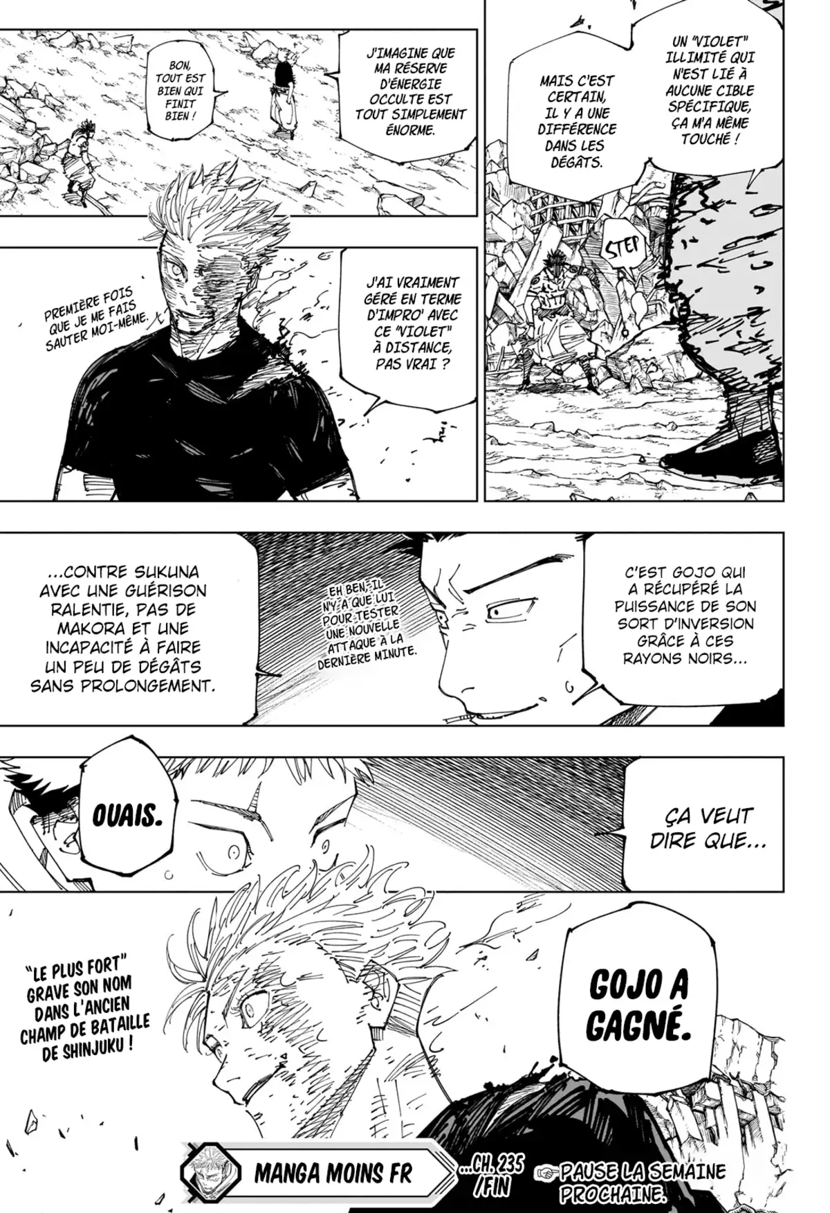 Jujutsu Kaisen Chapitre 235 page 19