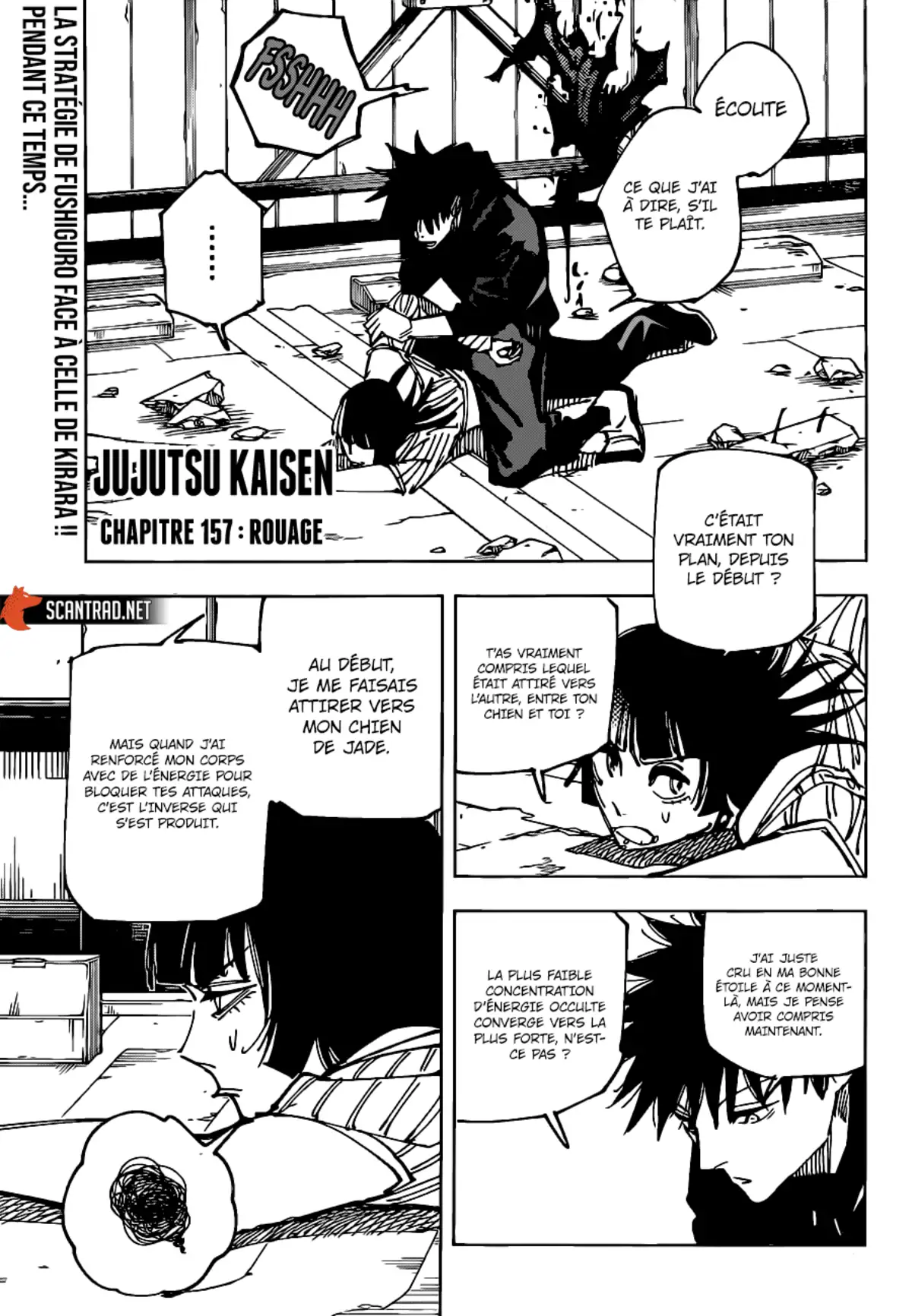 Jujutsu Kaisen Chapitre 157 page 1