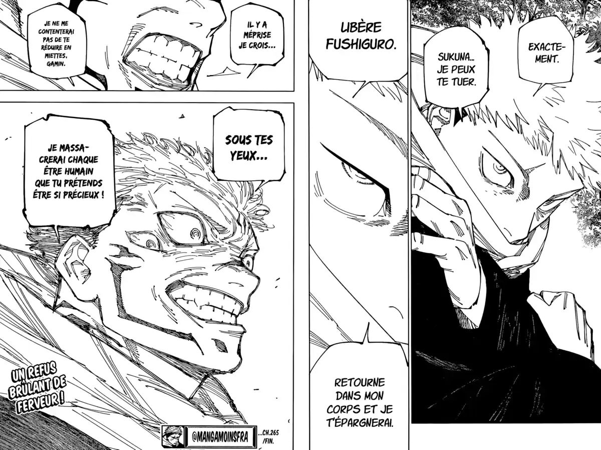 Jujutsu Kaisen Chapitre 265 page 18