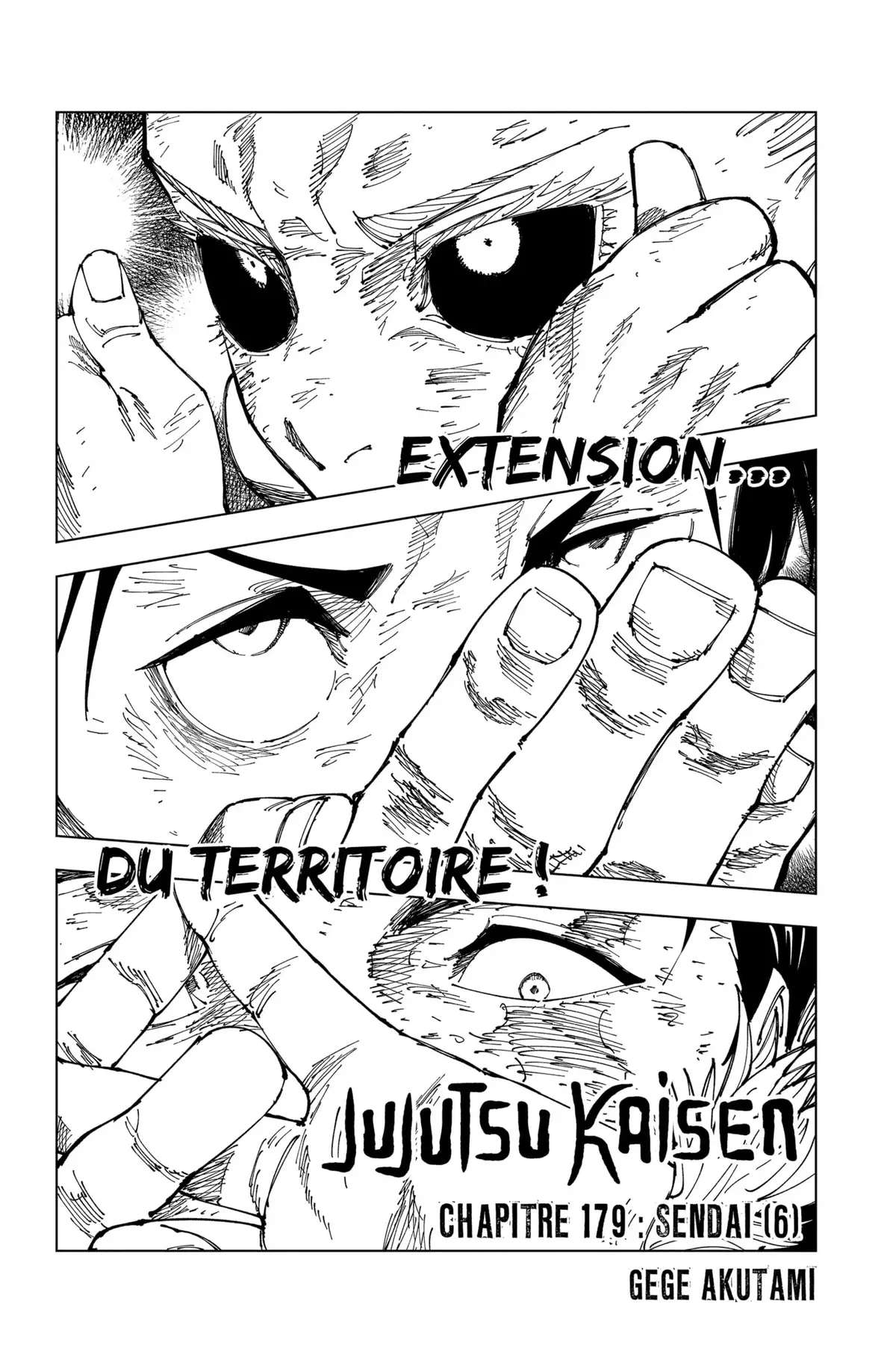 Jujutsu Kaisen Chapitre 179 page 1