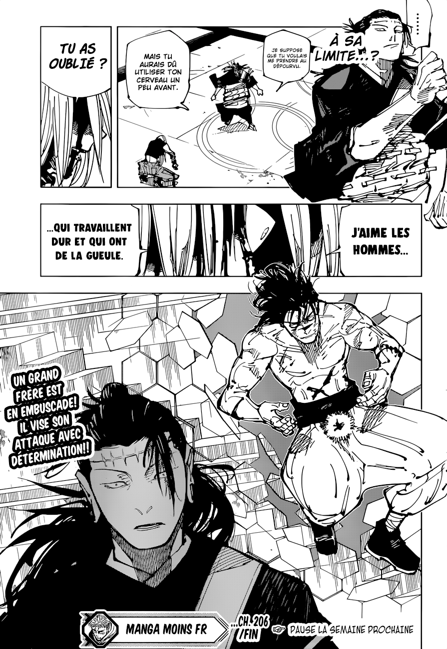 Jujutsu Kaisen Chapitre 206 page 19