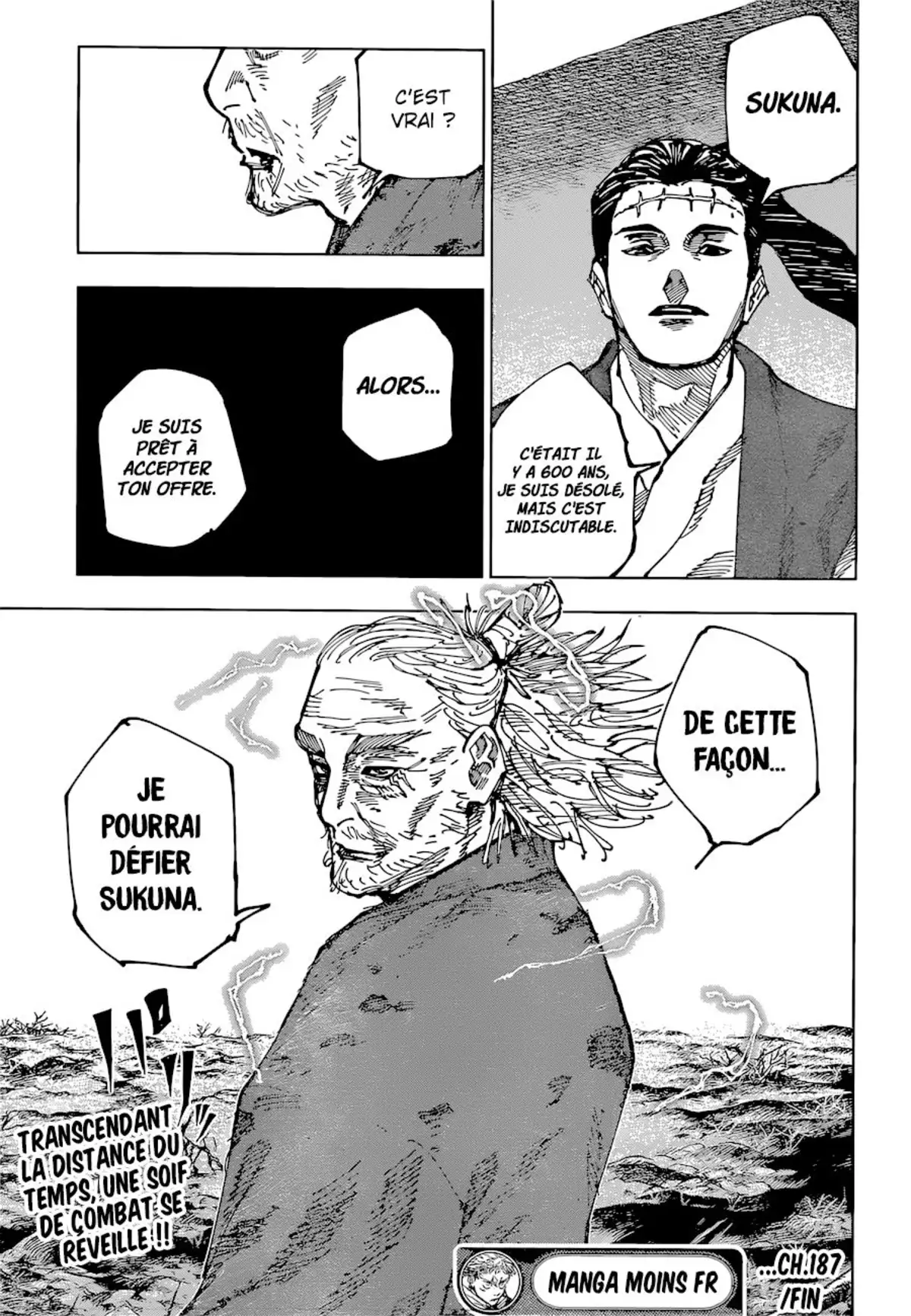 Jujutsu Kaisen Chapitre 187 page 17