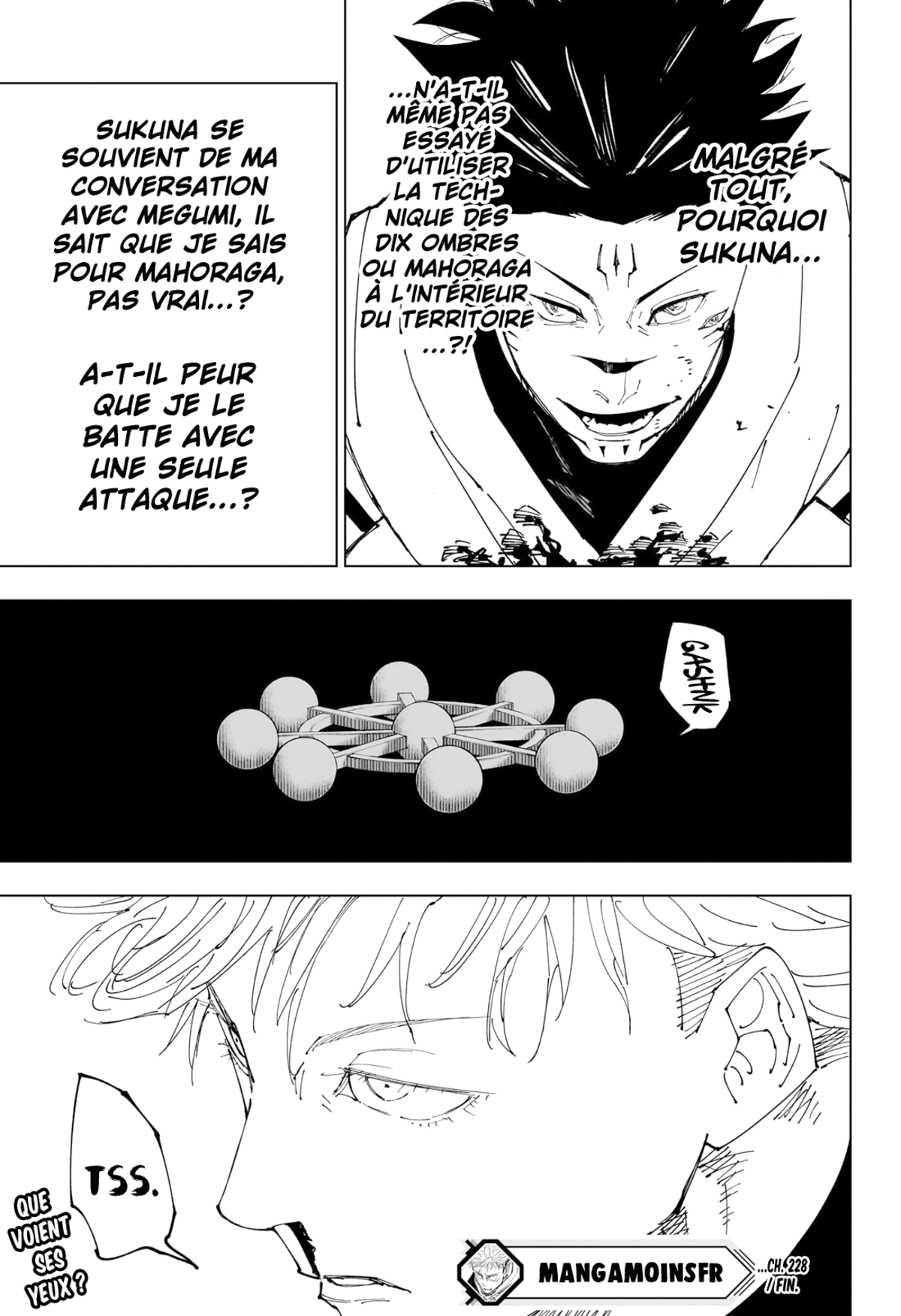 Jujutsu Kaisen Chapitre 228 page 19
