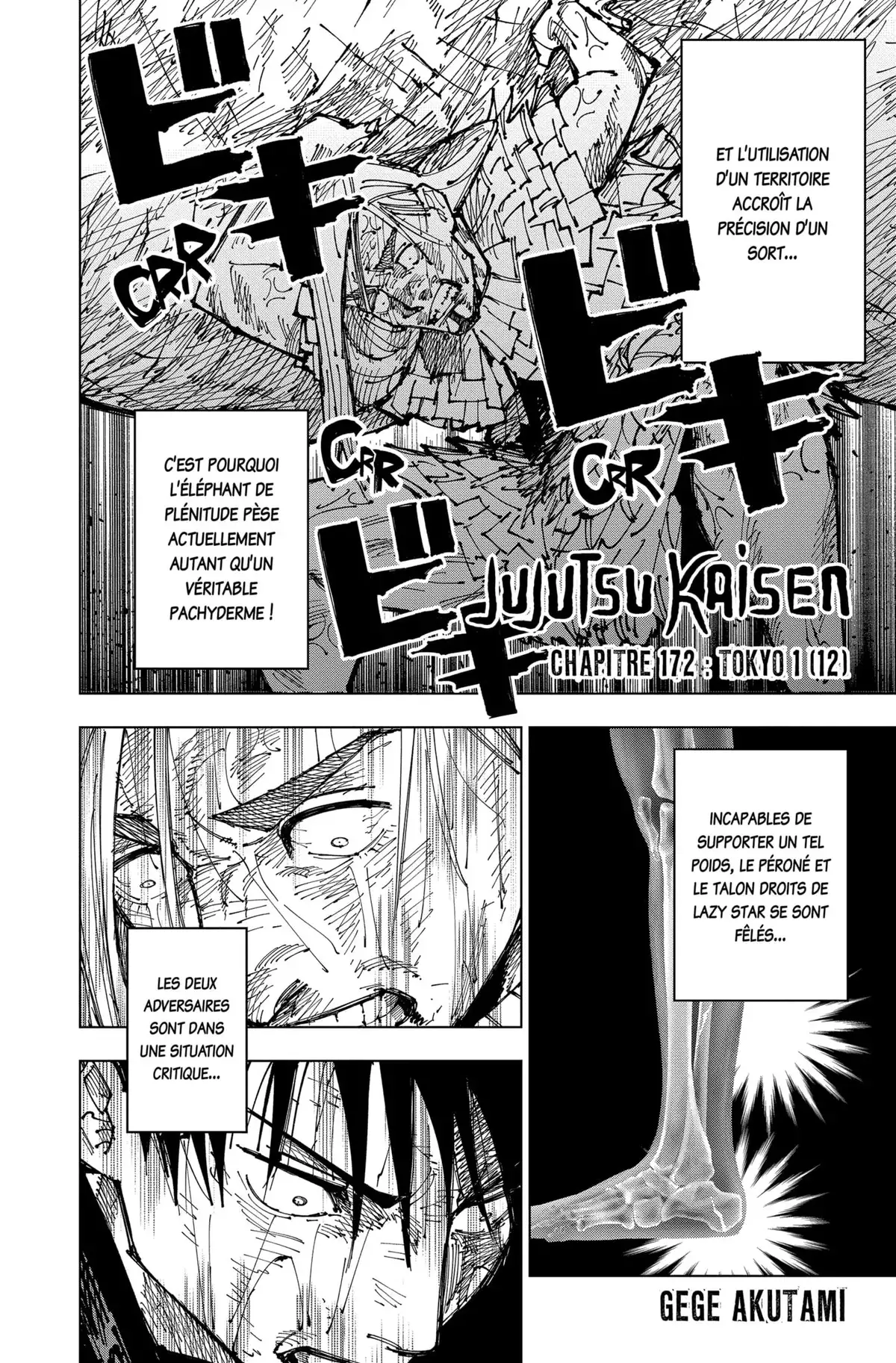 Jujutsu Kaisen Chapitre 172 page 2
