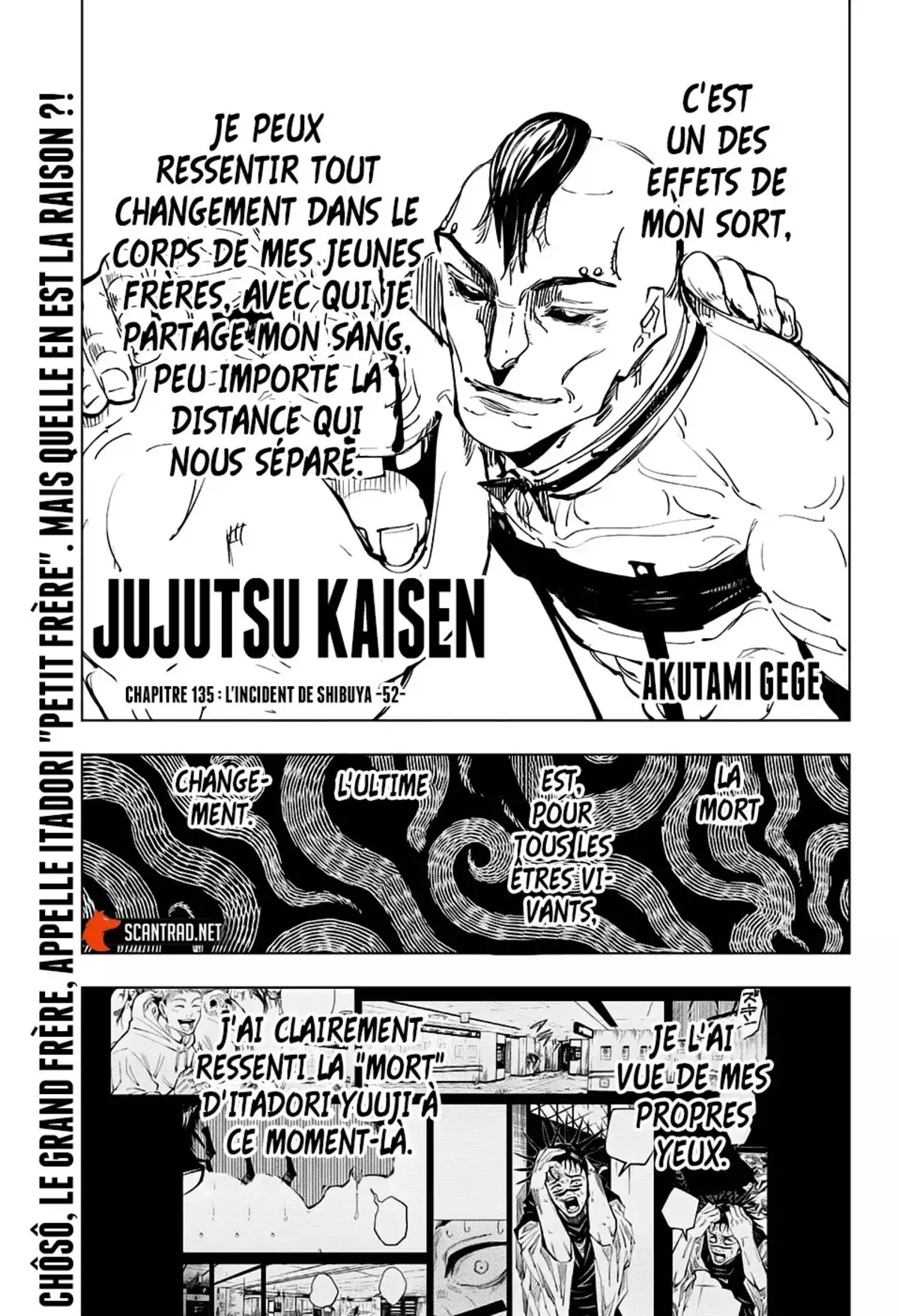 Jujutsu Kaisen Chapitre 135 page 1
