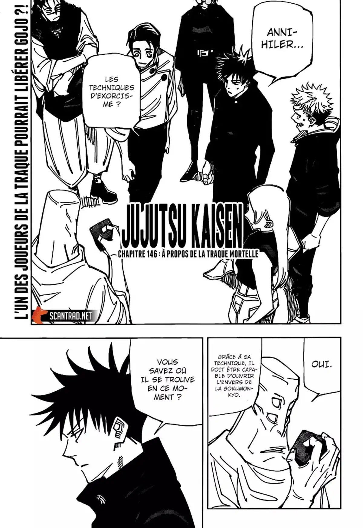 Jujutsu Kaisen Chapitre 146 page 1