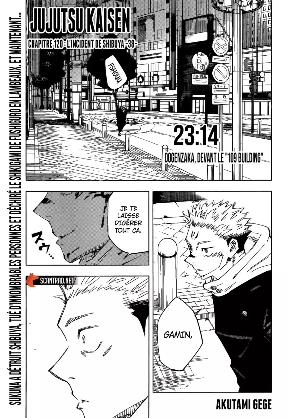 Jujutsu Kaisen Chapitre 120 page 1